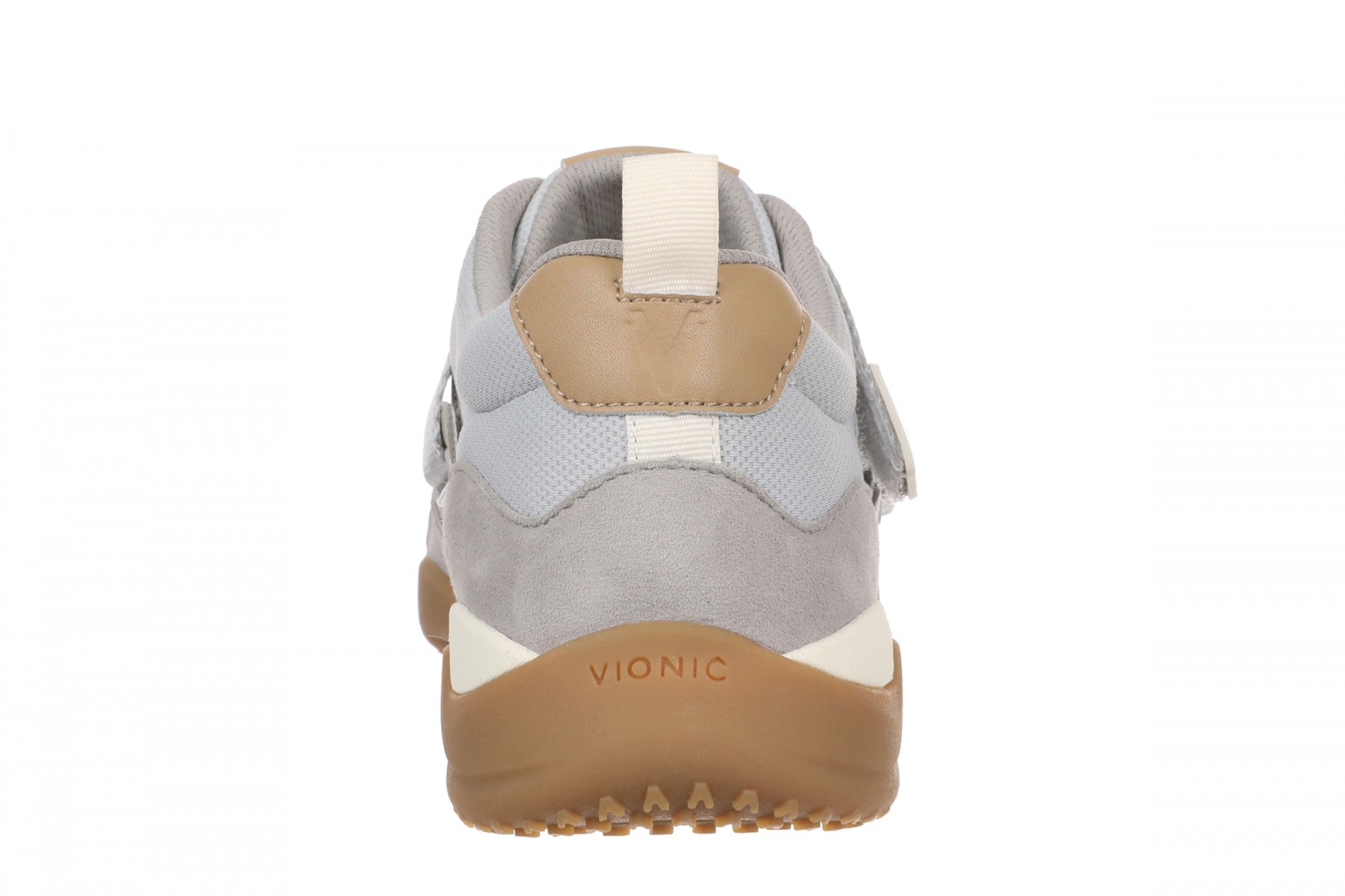 Vionic Walk Slim Gia Women's Comfortable Orthotic Arch Support Walking Sneaker - Vapor Grey - Back