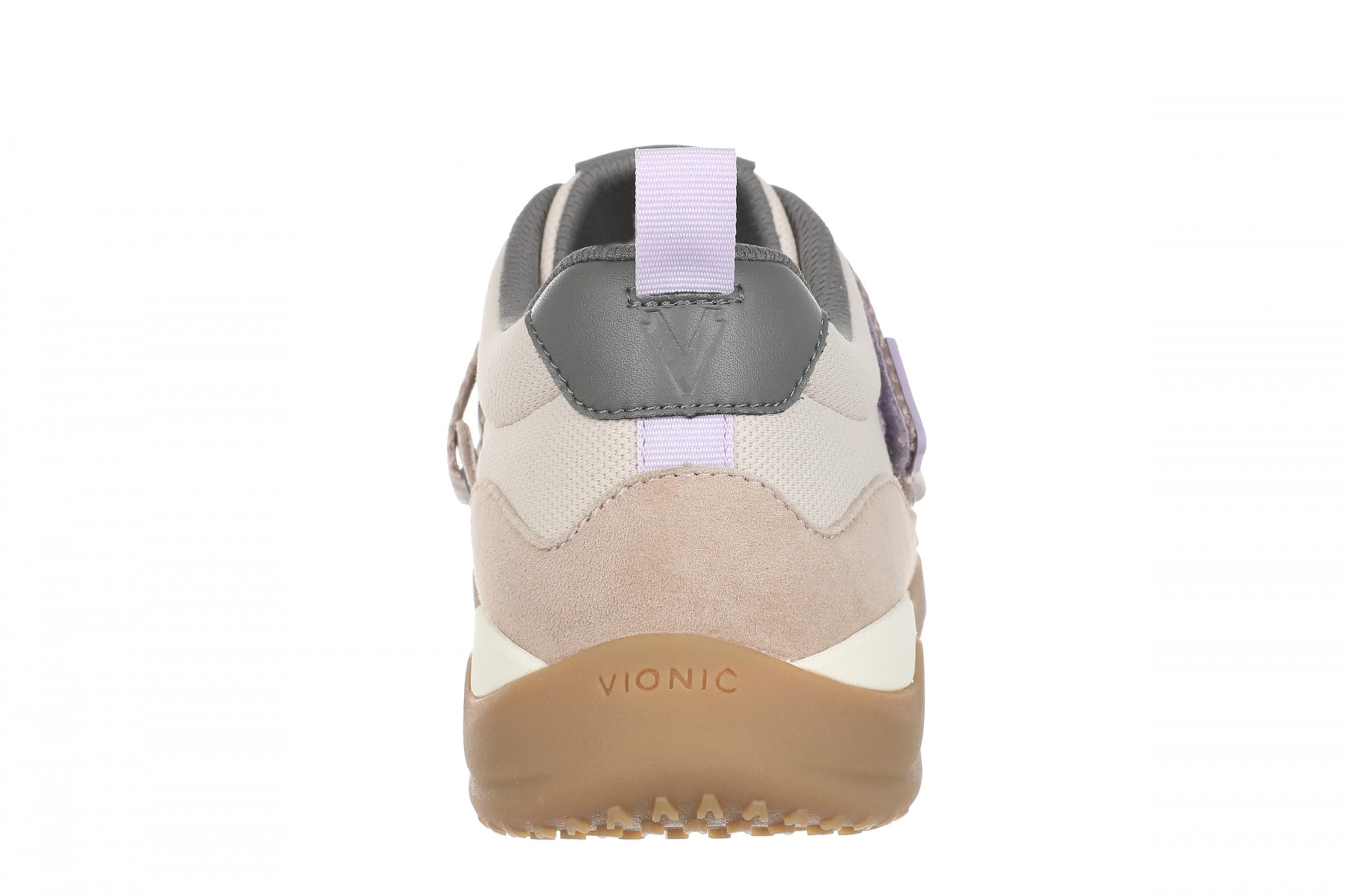 Vionic Walk Slim Gia Women's Comfortable Orthotic Arch Support Walking Sneaker - Parchment - Back
