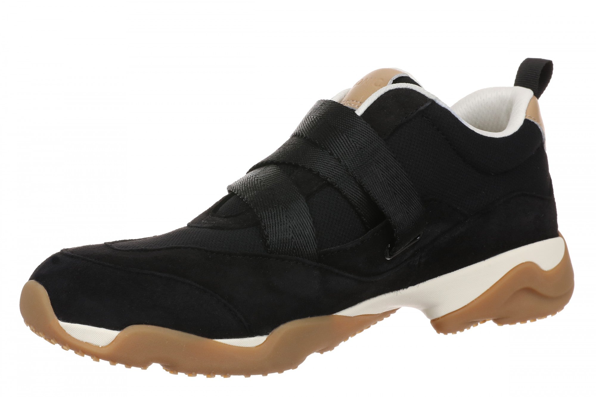 Vionic Walk Slim Gia Women's Comfortable Orthotic Arch Support Walking Sneaker - Black - Left angle