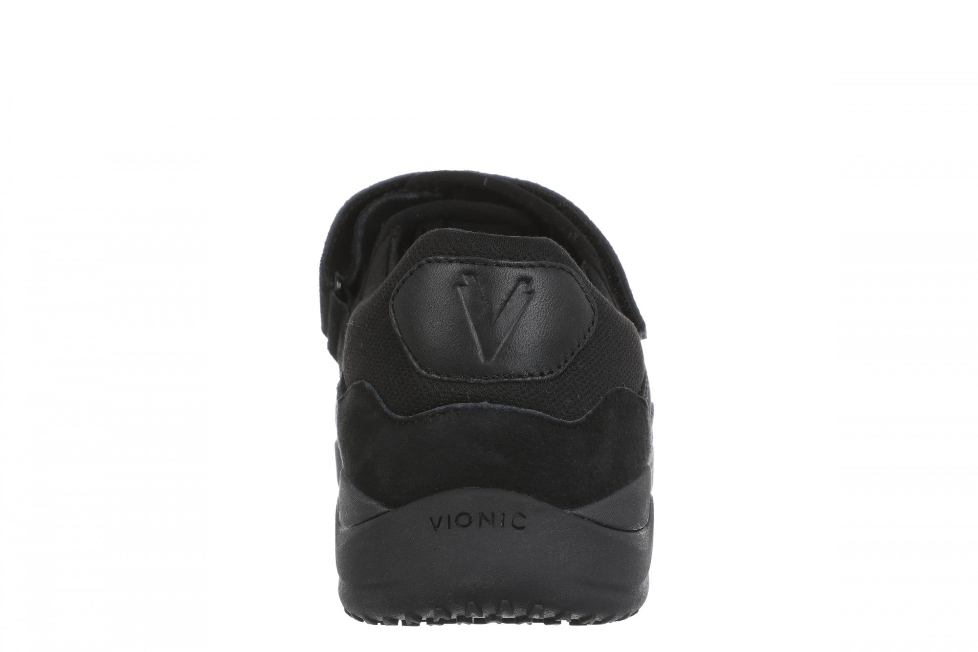 Vionic Walk Slim Giselle Women's Comfortable Orthotic Arch Support Mary Jane Walking Shoes - Black - Back