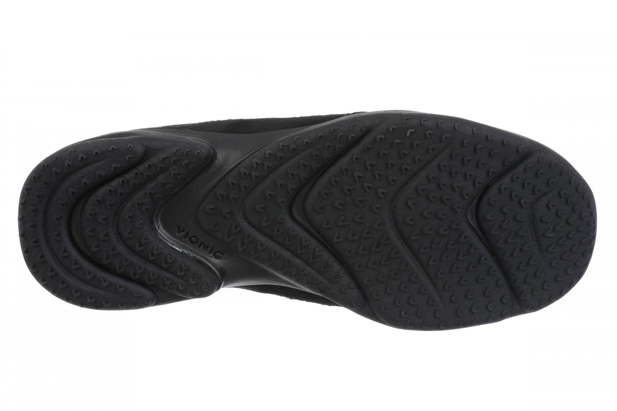 Vionic Walk Slim Giselle Women's Comfortable Orthotic Arch Support Mary Jane Walking Shoes - Black - Bottom