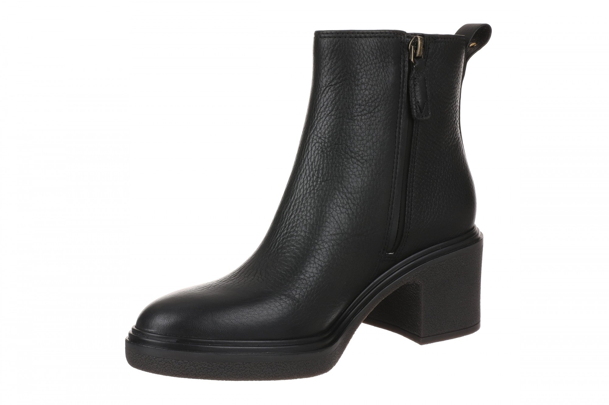Vionic Savannah - Women's Supportive Orthotic Ankle Boot with Arch Support - Black - Left angle