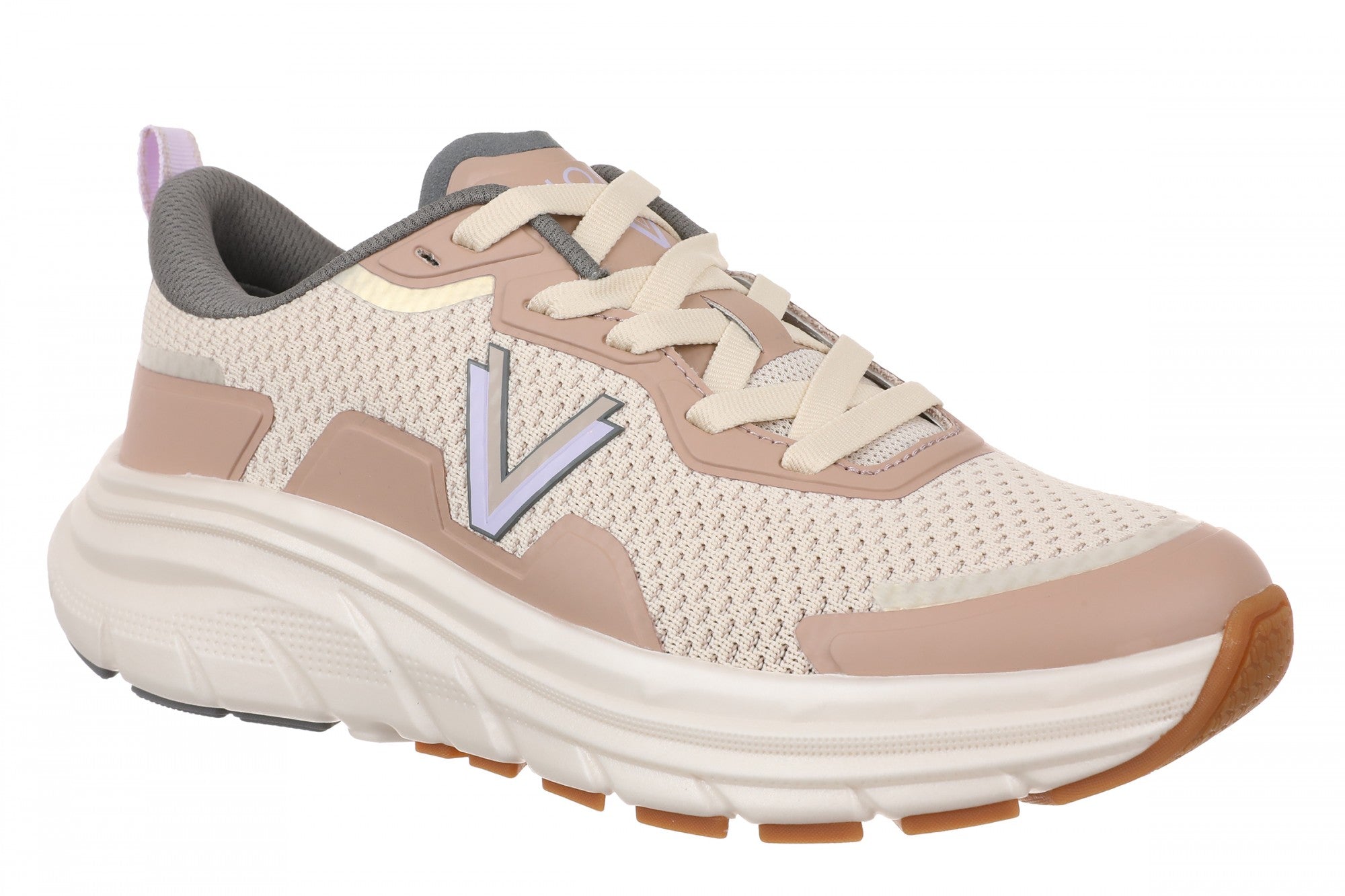 Vionic Walk Max II - Women's Orthotic Walking Shoe - Parchment - Angle main