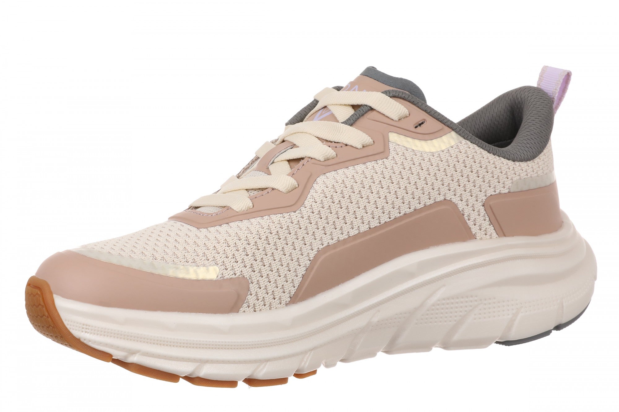 Vionic Walk Max II - Women's Orthotic Walking Shoe - Parchment - Left angle