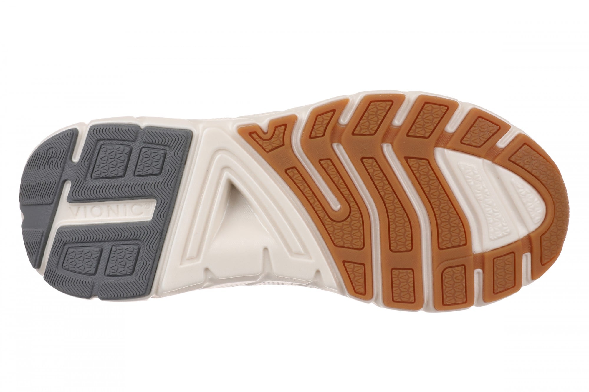 Vionic Walk Max II - Women's Orthotic Walking Shoe - Parchment - Bottom