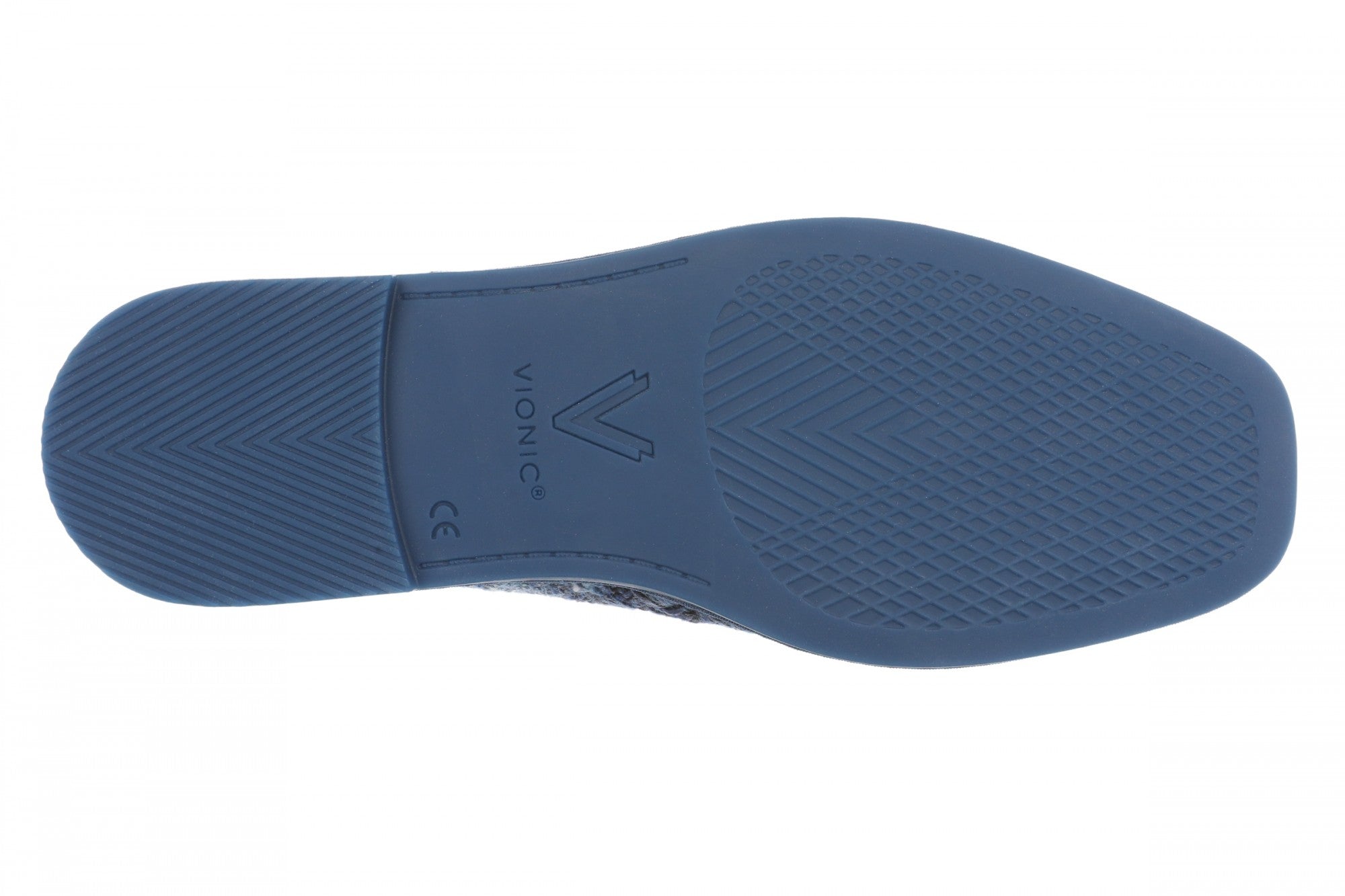 Vionic Willa 2.0 Women's Comfortable Orthotic Slip-On Loafers with Arch Support - Dark Denim - Bottom
