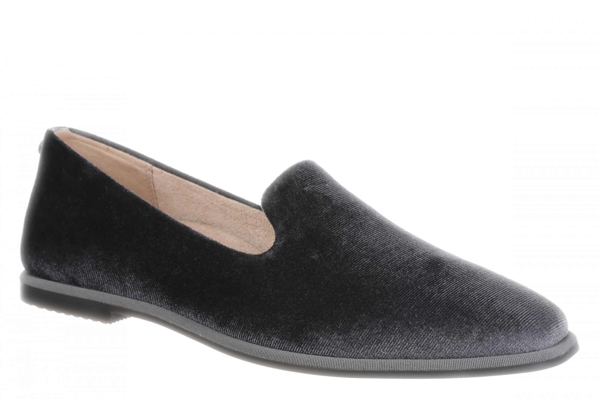 Vionic Willa 2.0 Women's Comfortable Orthotic Slip-On Loafers with Arch Support - Slate Grey - Angle main