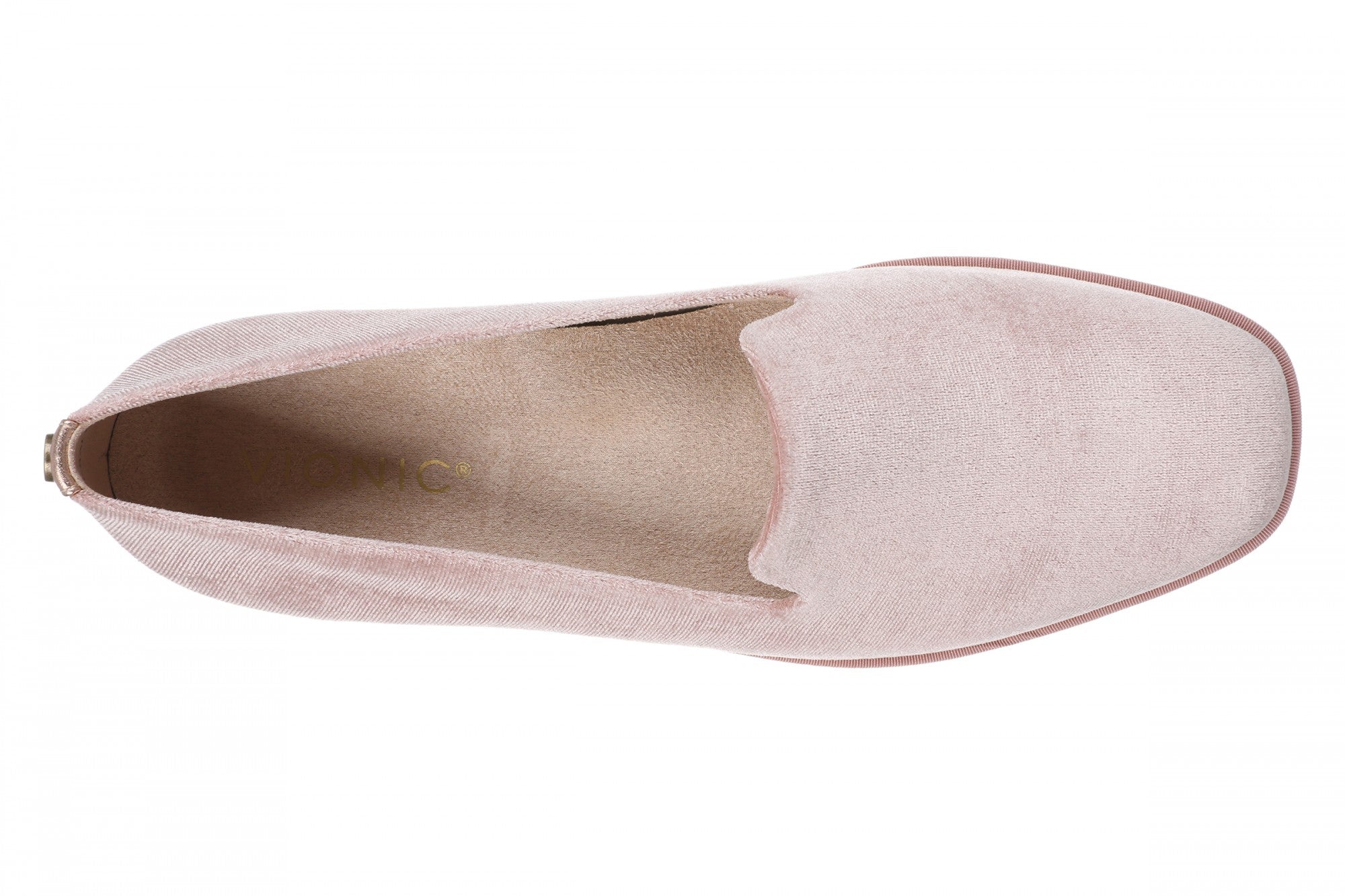 Vionic Willa 2.0 Women's Comfortable Orthotic Slip-On Loafers with Arch Support - Cinder Rose - Top