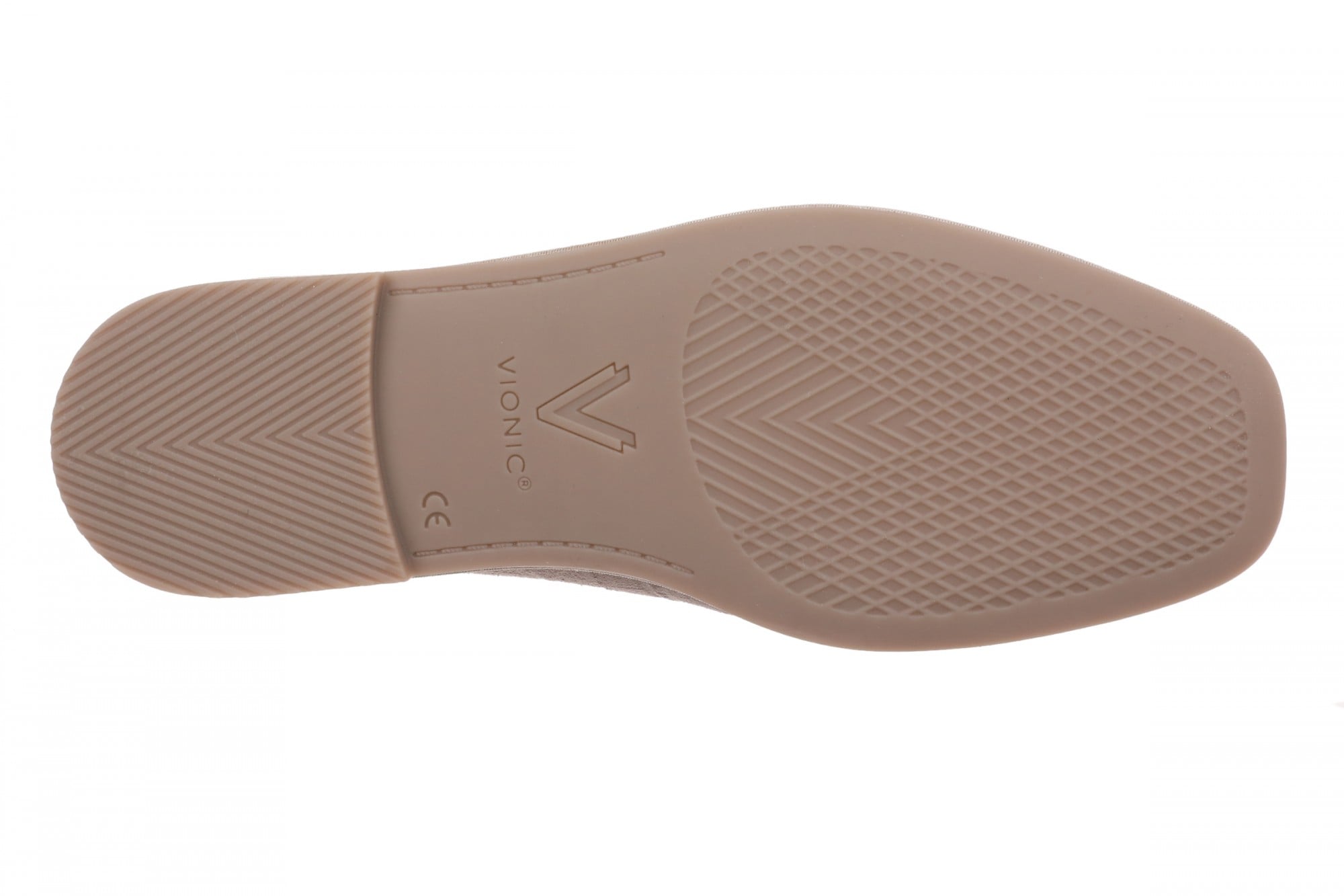 Vionic Willa 2.0 Women's Comfortable Orthotic Slip-On Loafers with Arch Support - Cobblestone - Bottom