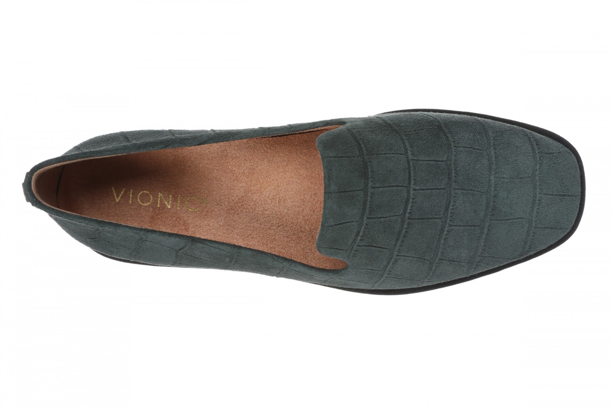 Vionic Willa 2.0 Women's Comfortable Orthotic Slip-On Loafers with Arch Support - Scarab - Top