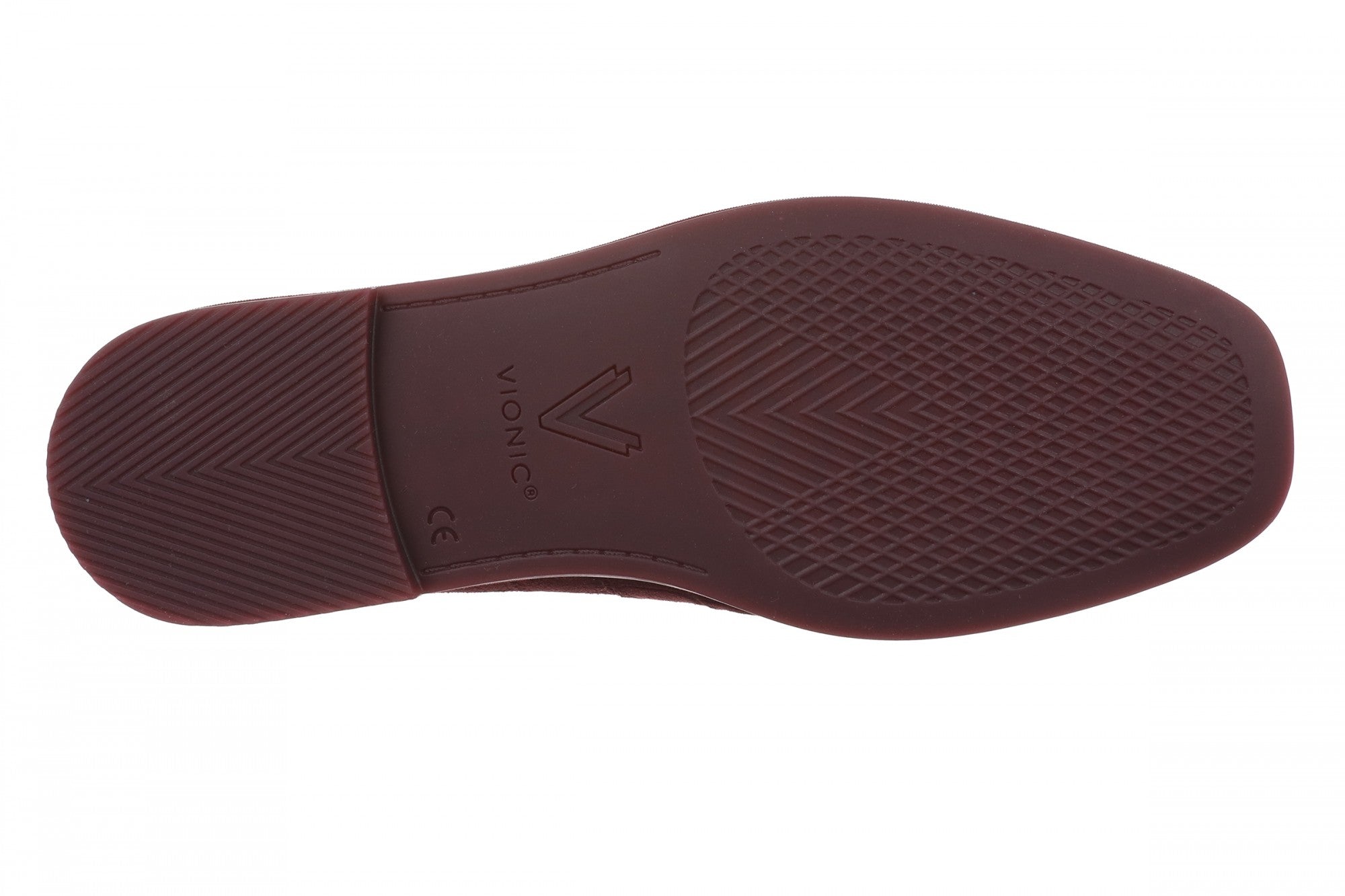 Vionic Willa 2.0 Women's Comfortable Orthotic Slip-On Loafers with Arch Support - Cherry Jubilee - Bottom