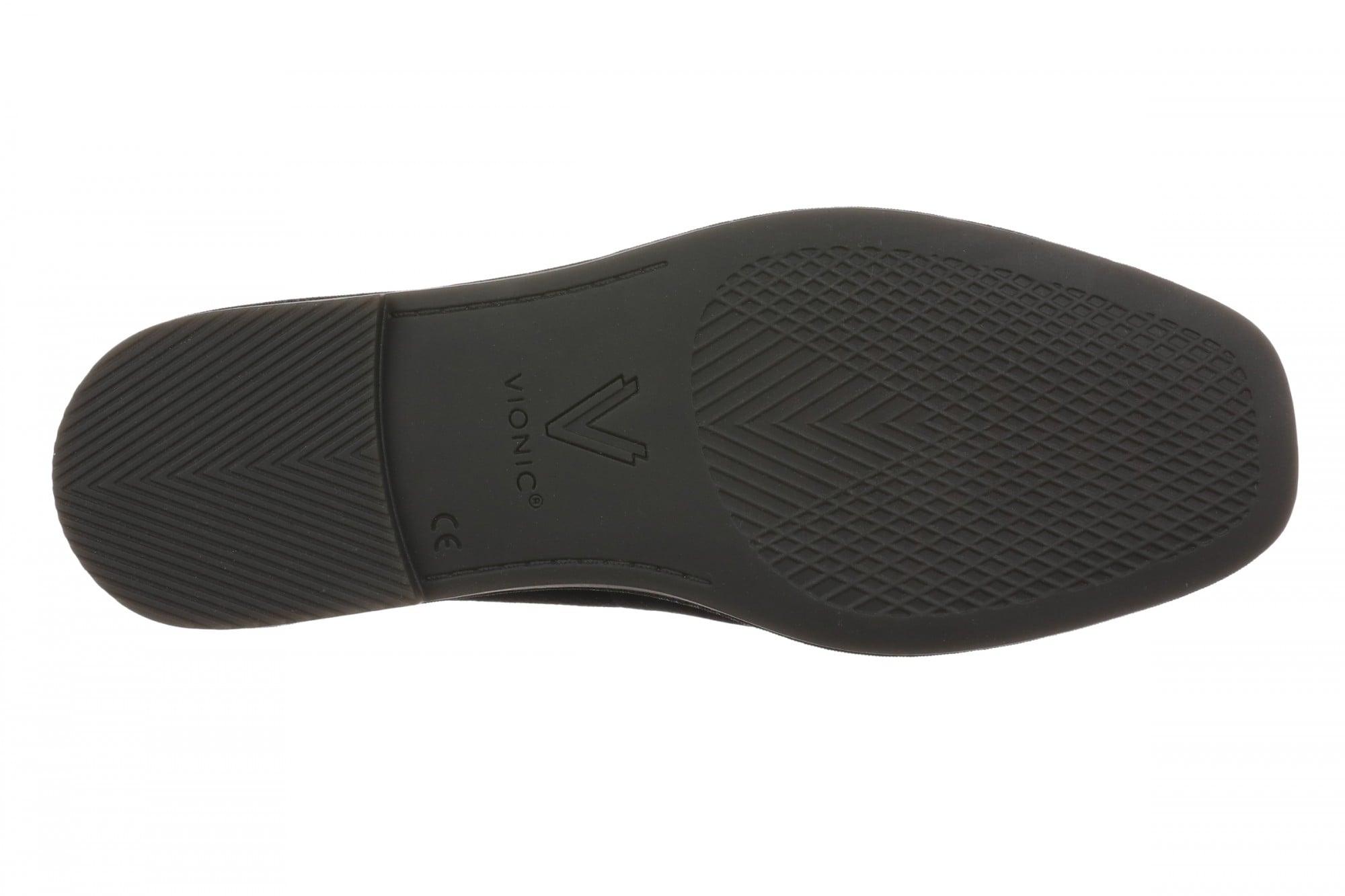 Vionic Willa 2.0 Women's Comfortable Orthotic Slip-On Loafers with Arch Support - Black Suede - Bottom