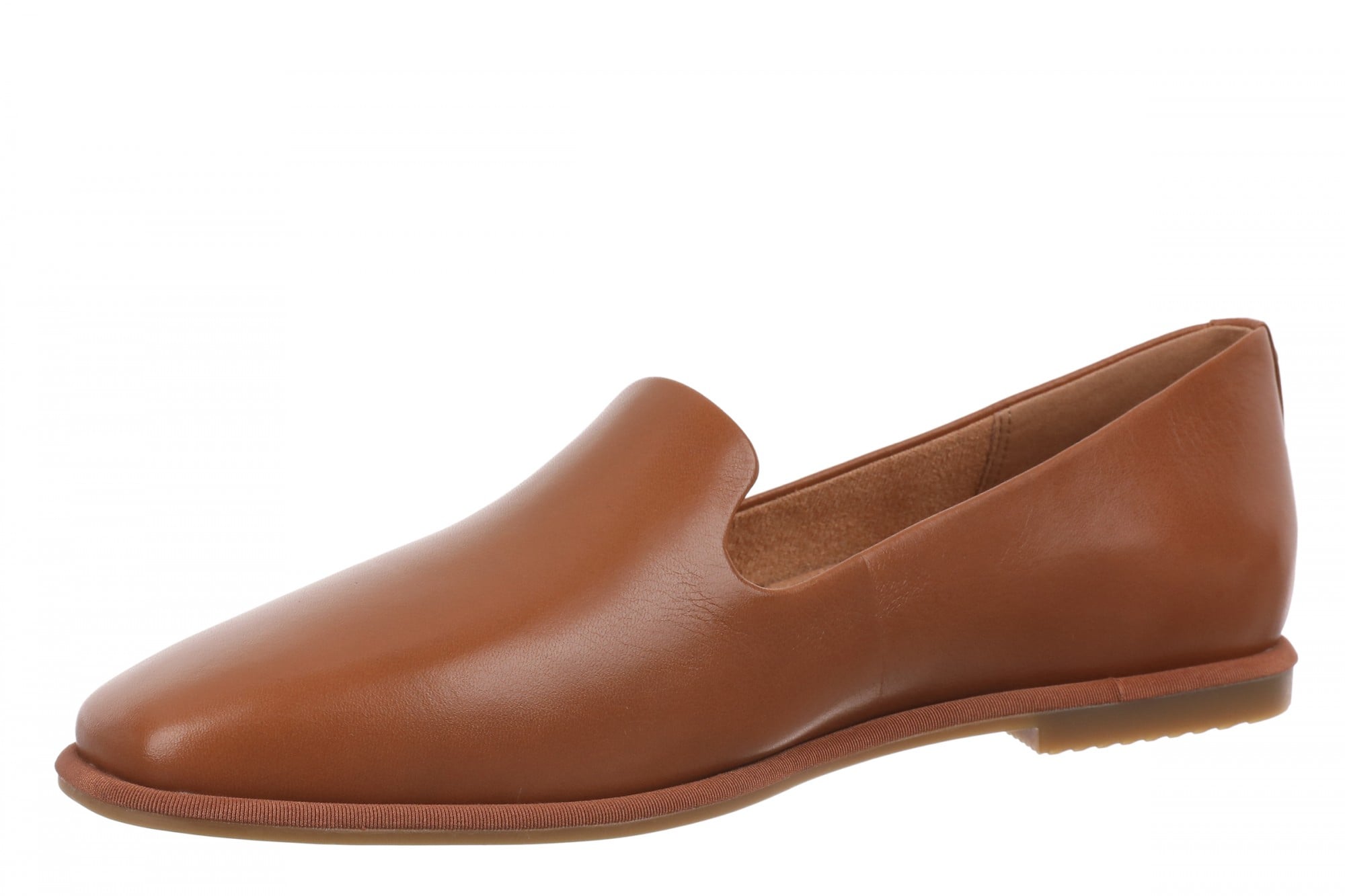 Vionic Willa 2.0 Women's Comfortable Orthotic Slip-On Loafers with Arch Support - Tan - Left angle