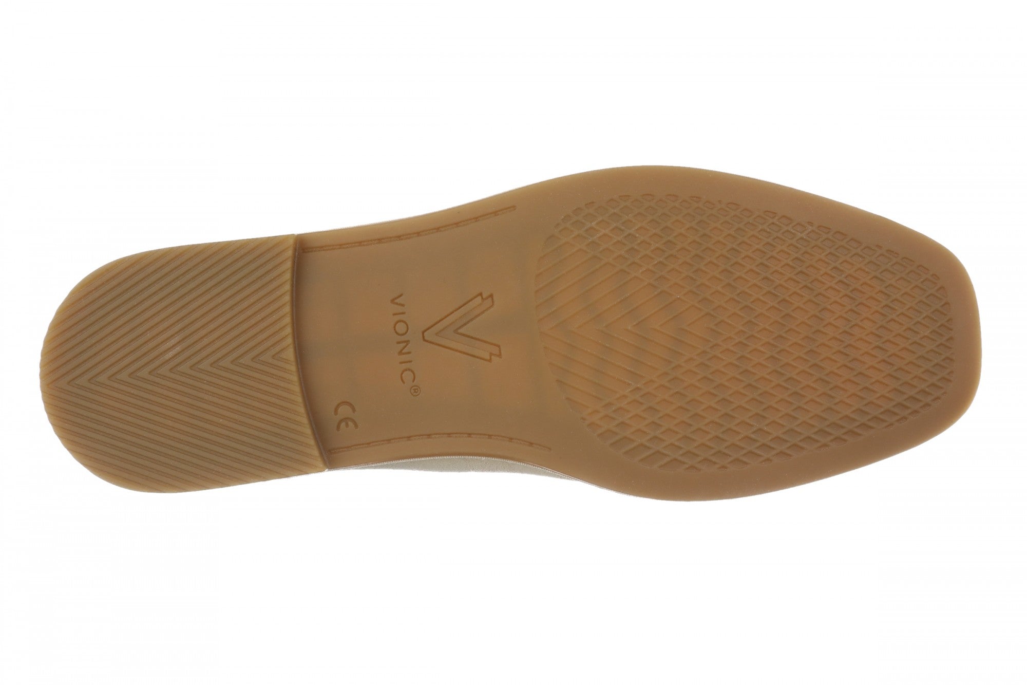 Vionic Willa 2.0 Women's Comfortable Orthotic Slip-On Loafers with Arch Support - Gold - Bottom