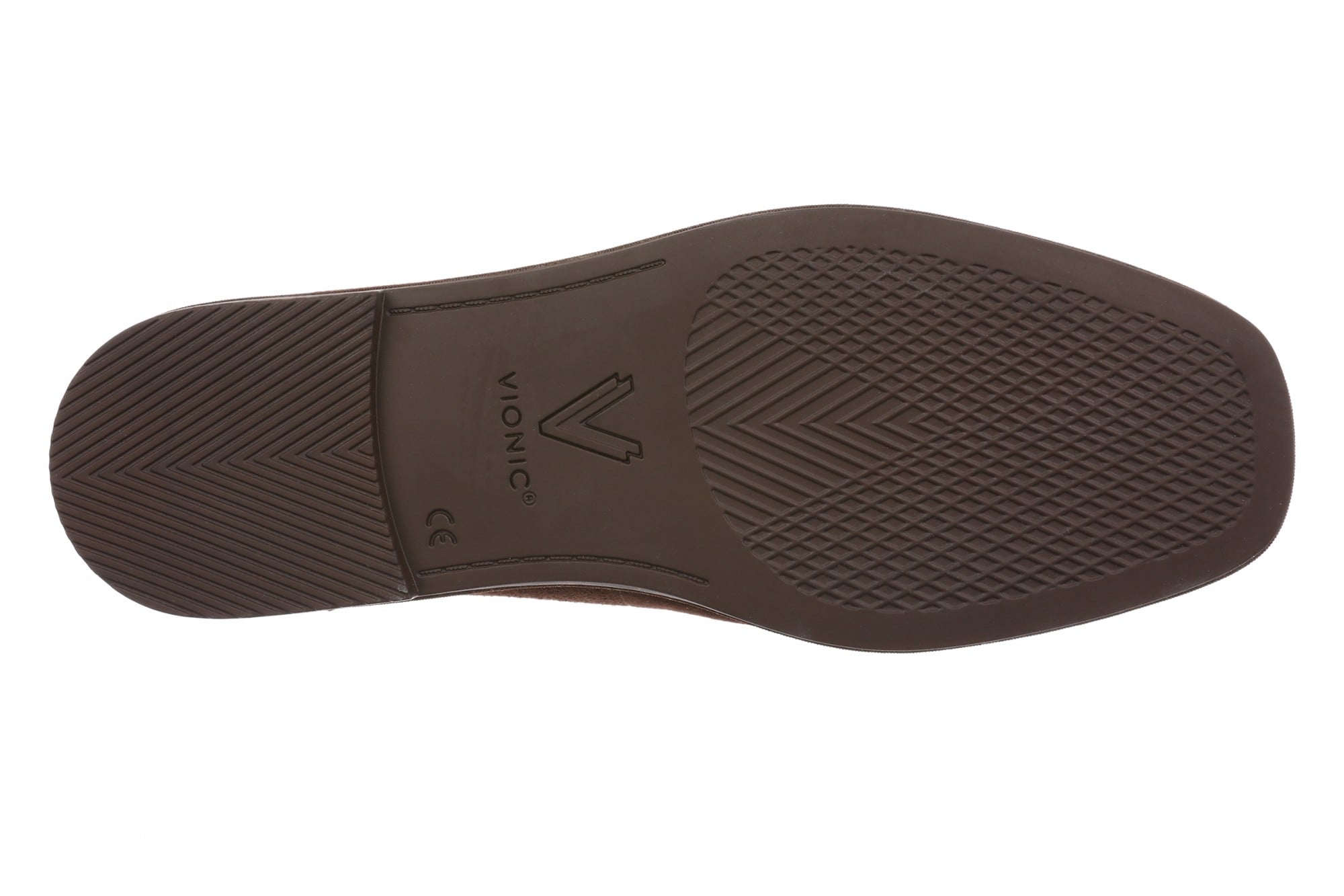 Vionic Willa 2.0 Women's Comfortable Orthotic Slip-On Loafers with Arch Support - Chocolate - Bottom