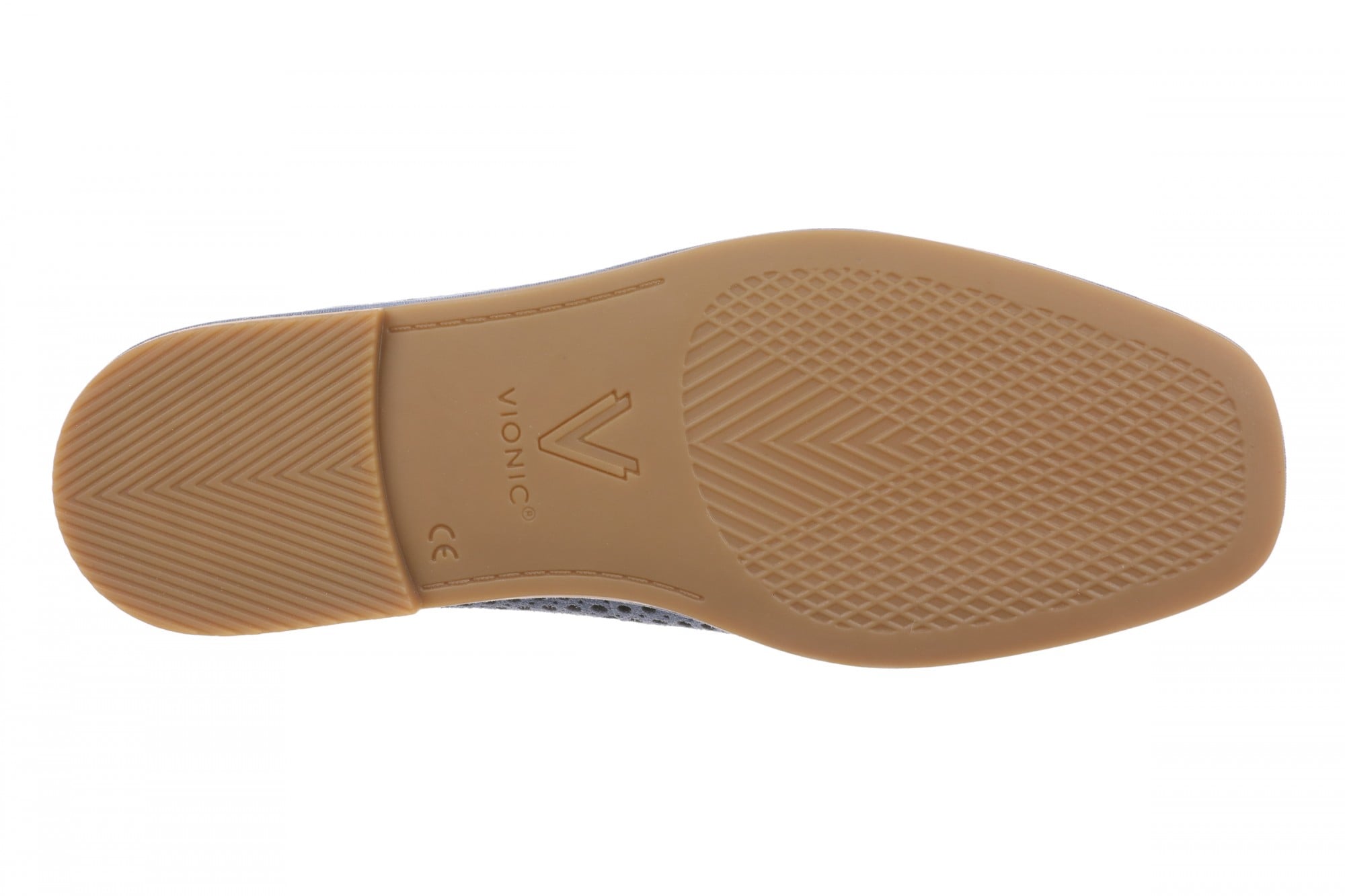 Vionic Willa 2.0 Women's Comfortable Orthotic Slip-On Loafers with Arch Support - Pacific Blue - Bottom