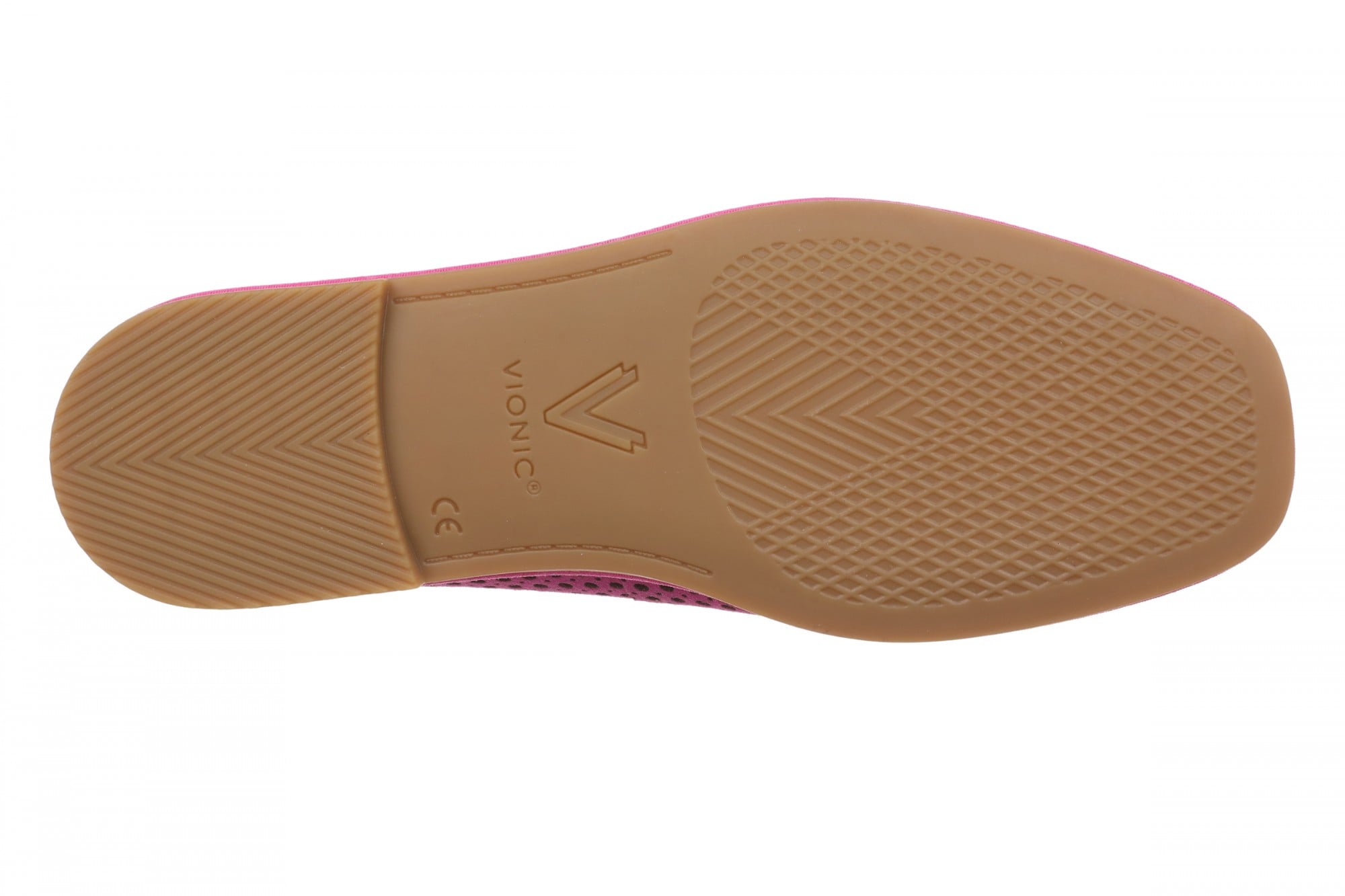 Vionic Willa 2.0 Women's Comfortable Orthotic Slip-On Loafers with Arch Support - Rose Violet - Bottom