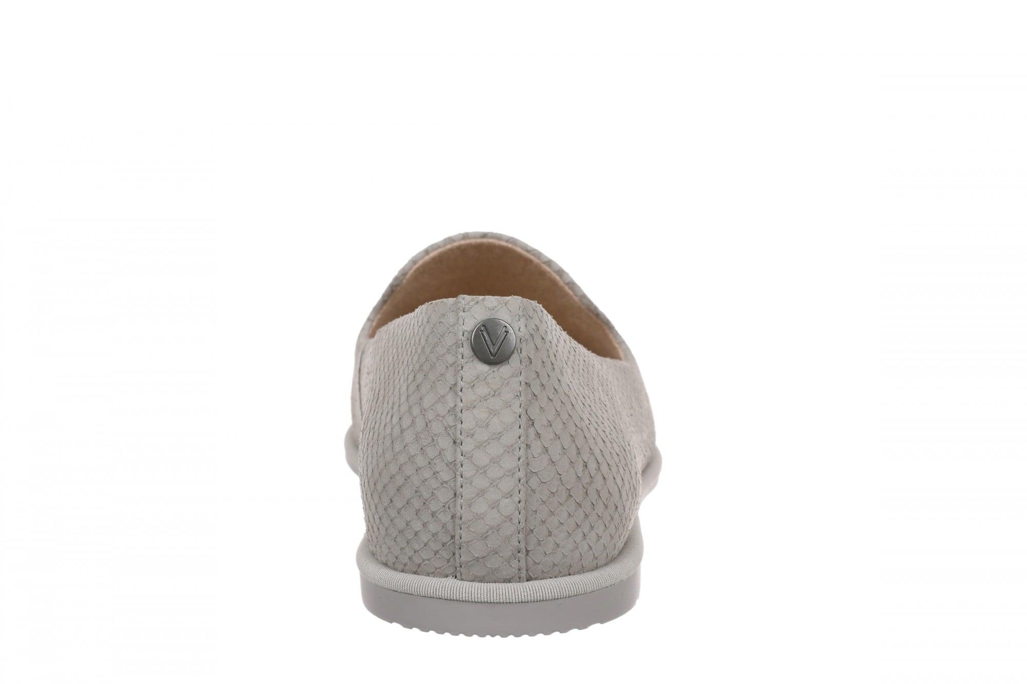 Vionic Willa 2.0 Women's Comfortable Orthotic Slip-On Loafers with Arch Support - Paloma Grey - Back