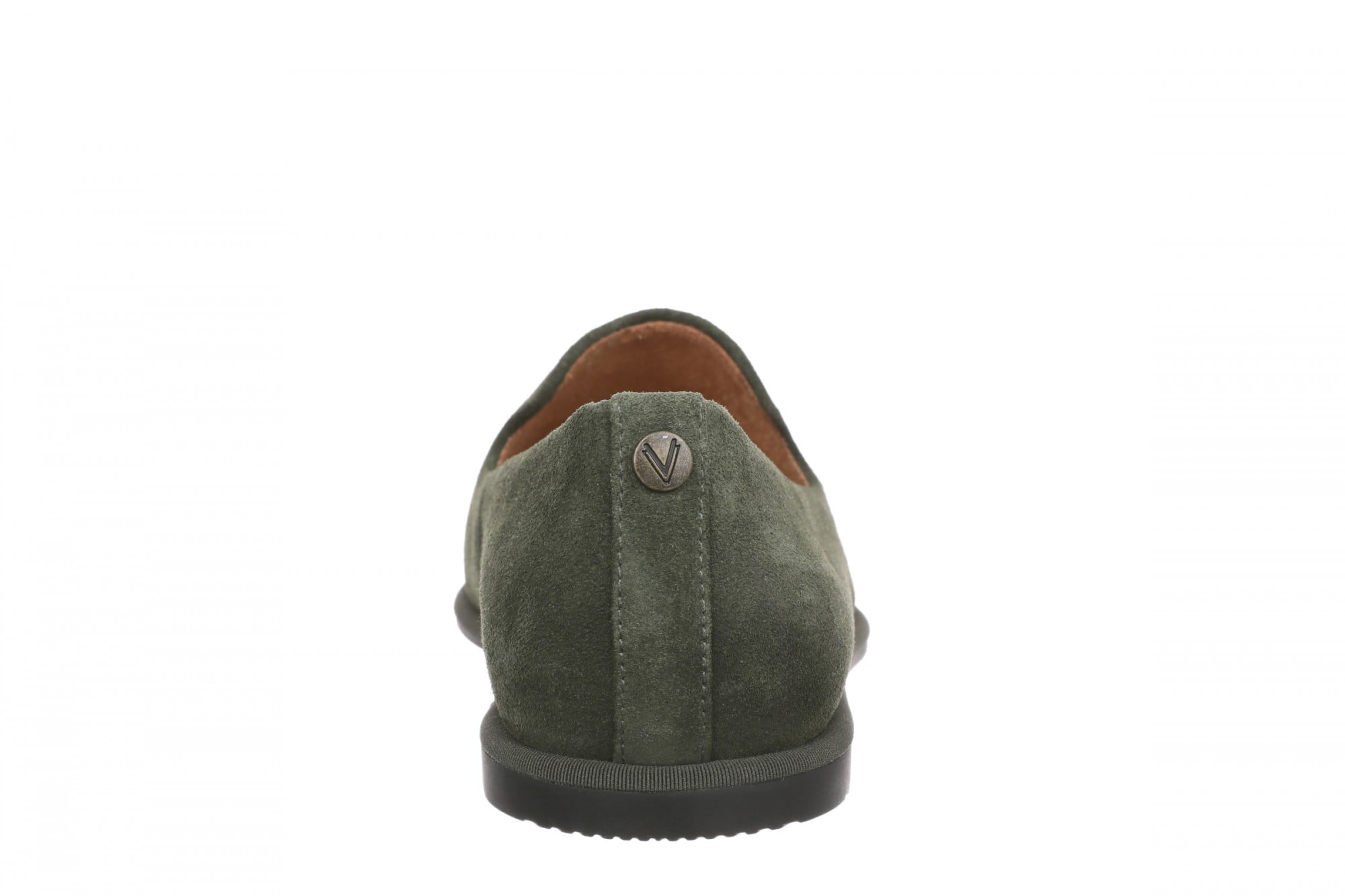 Vionic Willa 2.0 Women's Comfortable Orthotic Slip-On Loafers with Arch Support - Olive Moss - Back