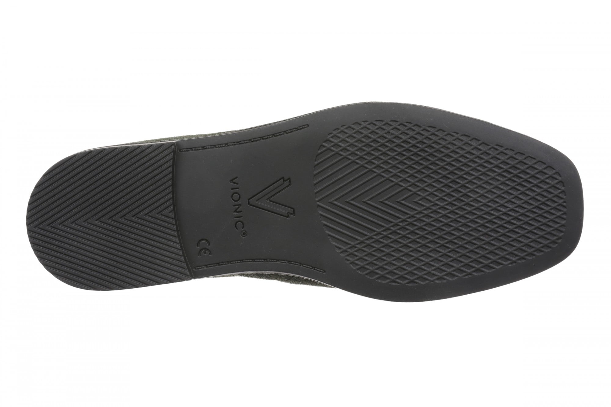 Vionic Willa 2.0 Women's Comfortable Orthotic Slip-On Loafers with Arch Support - Olive Moss - Bottom