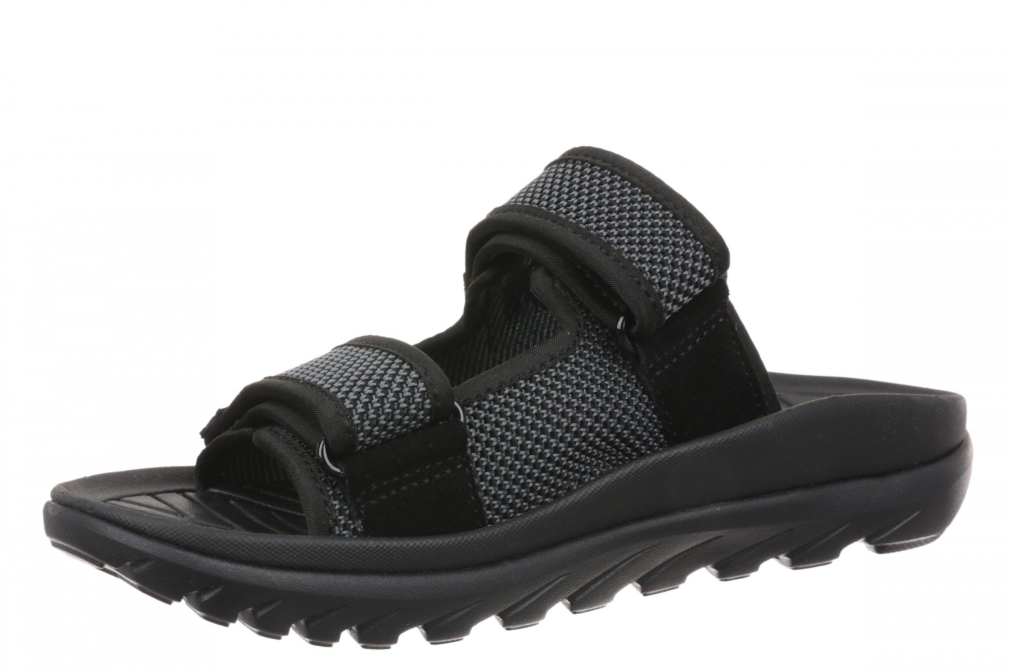 Vionic Hope Rx Women's Supportive Orthotic Slide Sandal with Arch Support - Black - Left angle