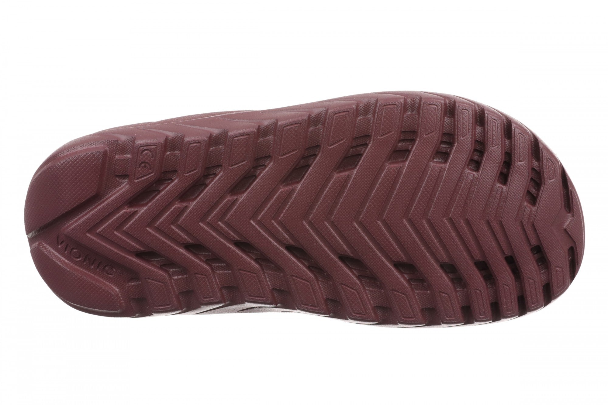 Vionic Hope Rx Women's Supportive Orthotic Slide Sandal with Arch Support - Cherry Jubilee - Bottom
