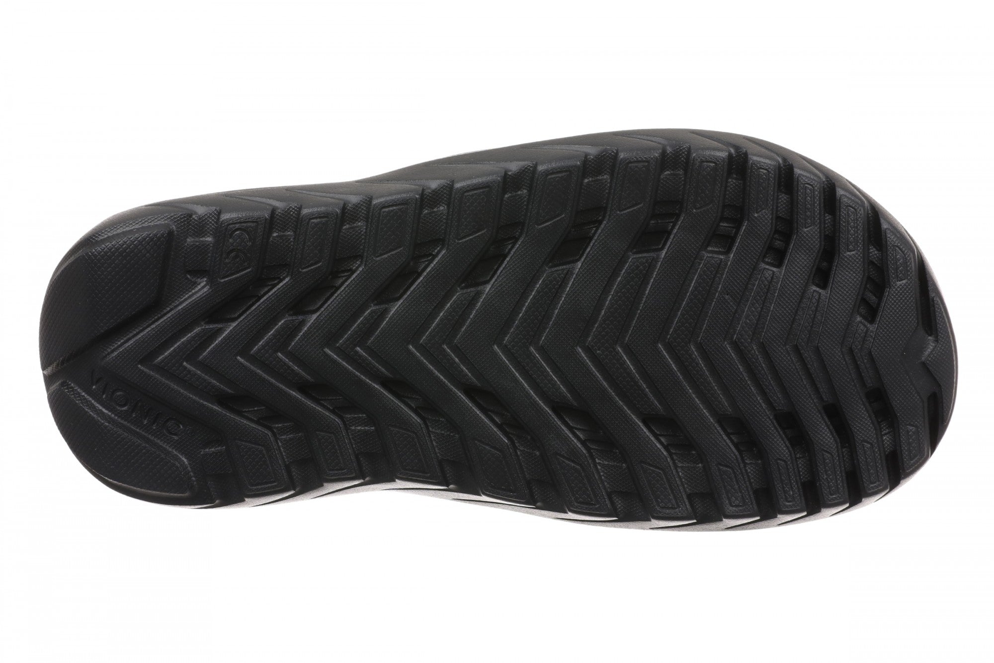 Vionic Haven RX Women's Recovery Slide Sandal - Orthotic Comfort & Arch Support Sandal - Black - Bottom