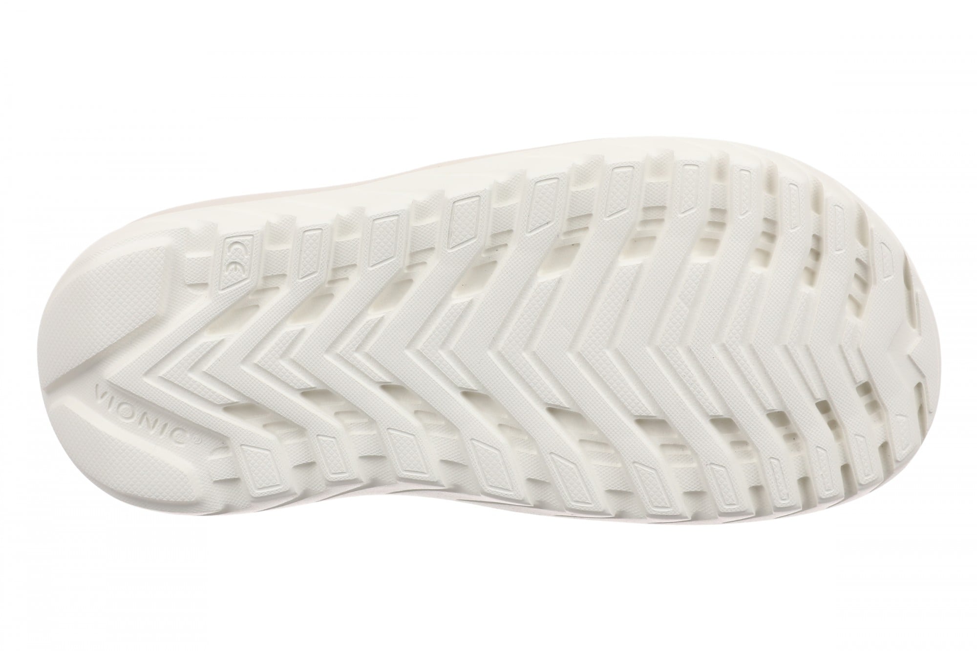Vionic Haven RX Women's Recovery Slide Sandal - Orthotic Comfort & Arch Support Sandal - Ivory - Bottom