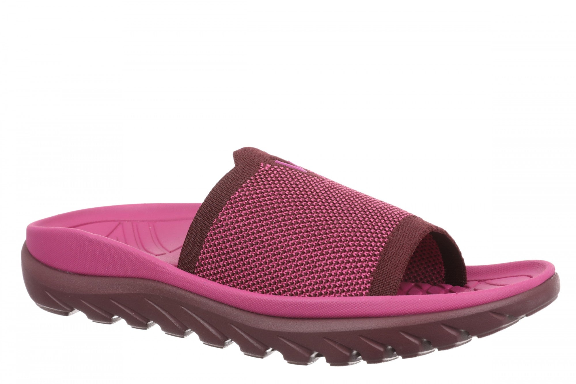 Vionic Haven RX Women's Recovery Slide Sandal - Orthotic Comfort & Arch Support Sandal in Cherry Jubilee