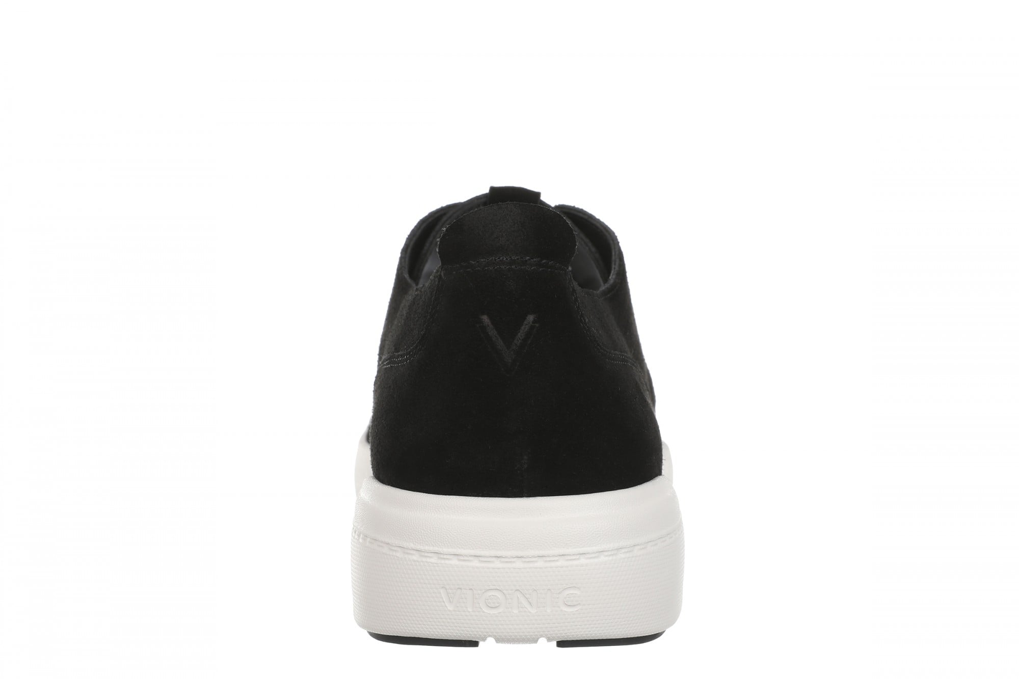 Vionic Carter Men's Slip-On Loafer Moc Shoe - Orthotic Arch Support Casual Comfort - Black - Back