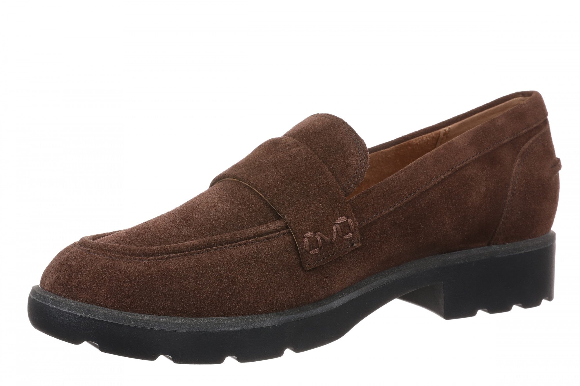 Vionic Cleo Loafer Women's Comfortable Orthotic Arch Support Slip-On Loafer - Coffee - Left angle