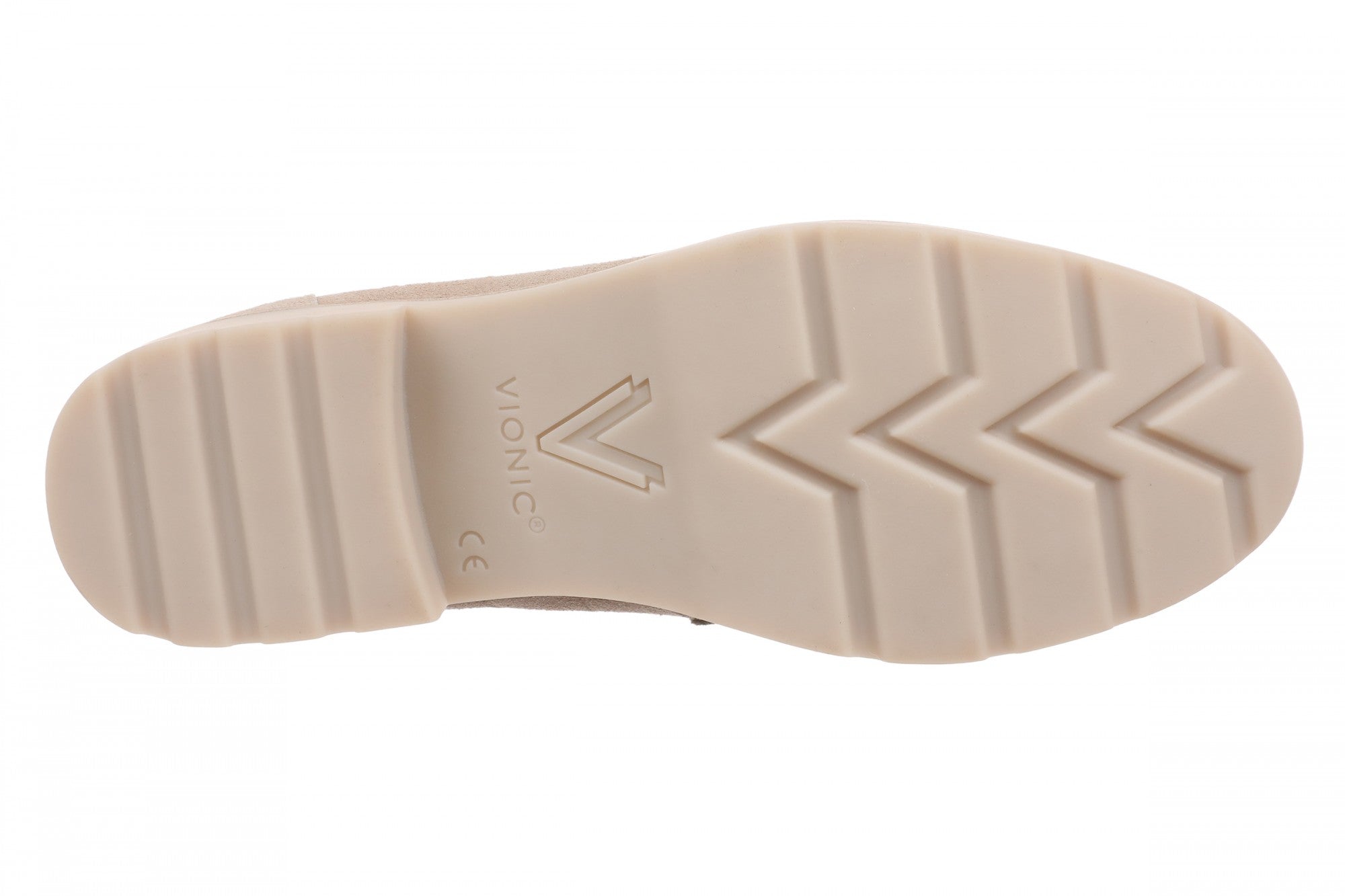 Vionic Cleo Loafer Women's Comfortable Orthotic Arch Support Slip-On Loafer - Lucid Beige - Bottom