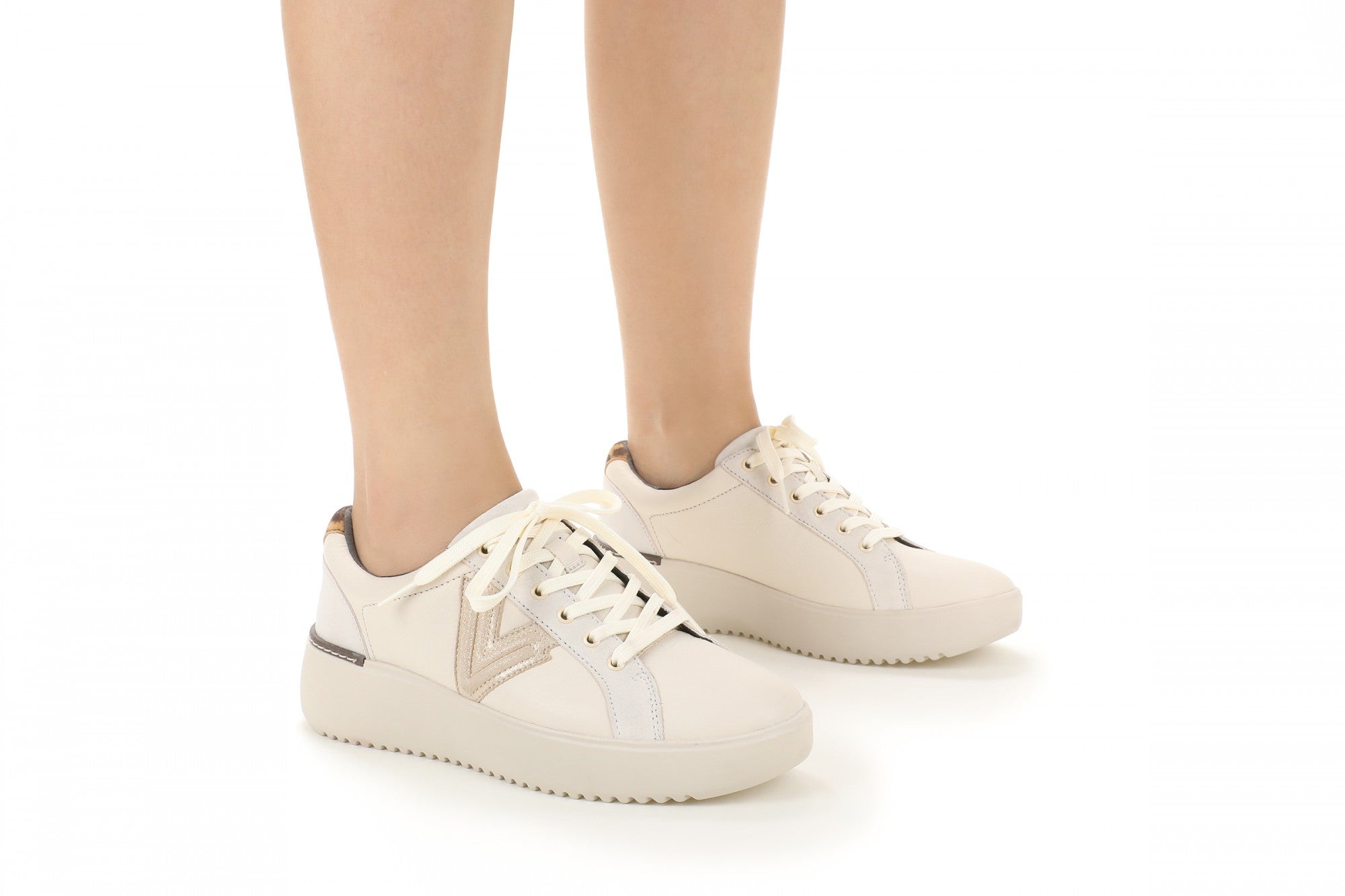 Vionic Kearny Lace 2.0 Women's Oxford/Lace Up Shoe - Cream - Lifestyle