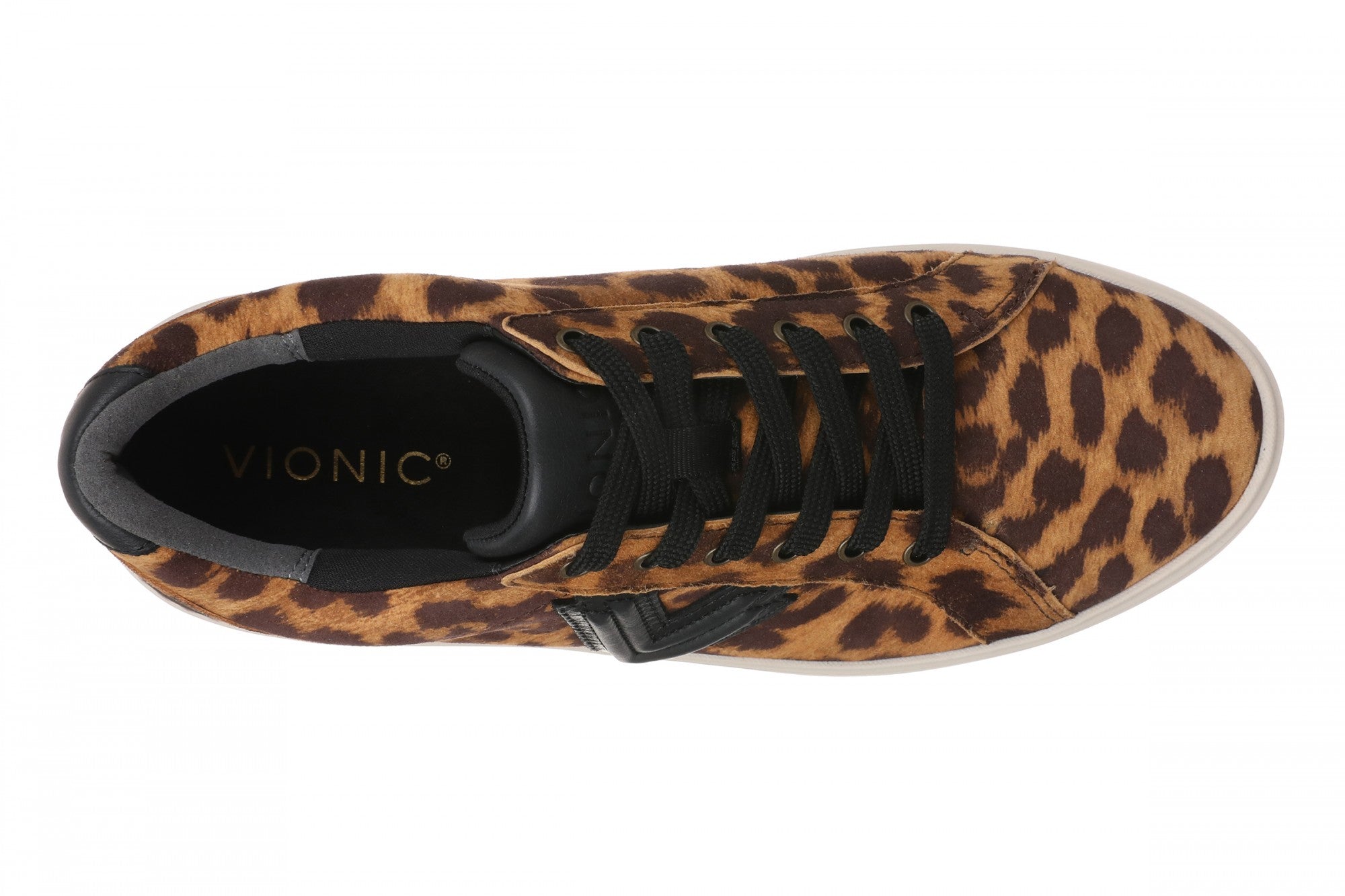 Vionic Kearny Lace 2.0 Women's Oxford/Lace Up Shoe - Tan Leopard - Top