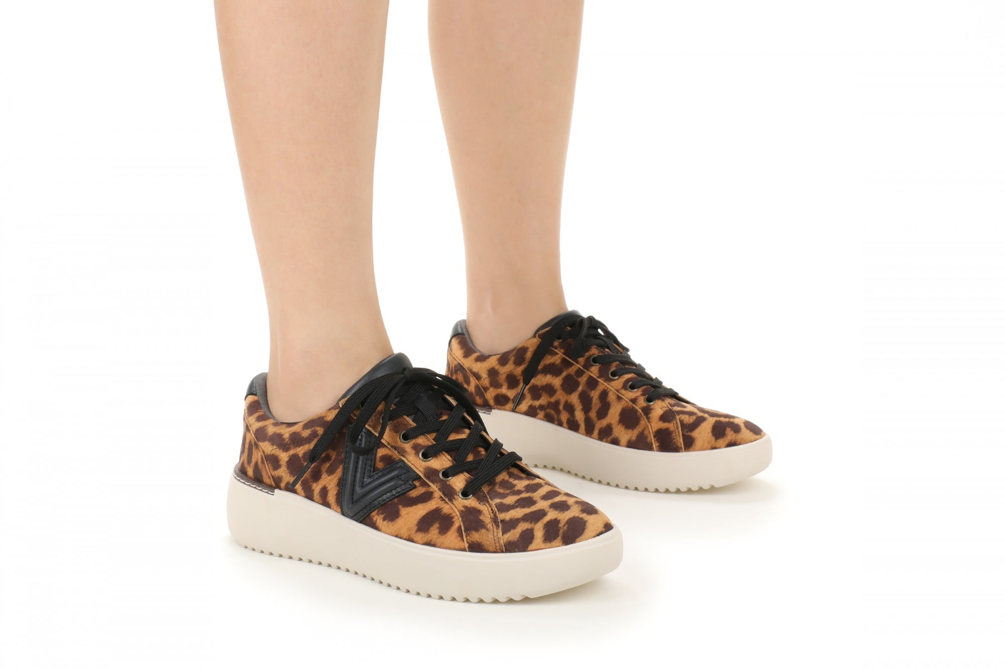 Vionic Kearny Lace 2.0 Women's Oxford/Lace Up Shoe - Tan Leopard - Lifestyle