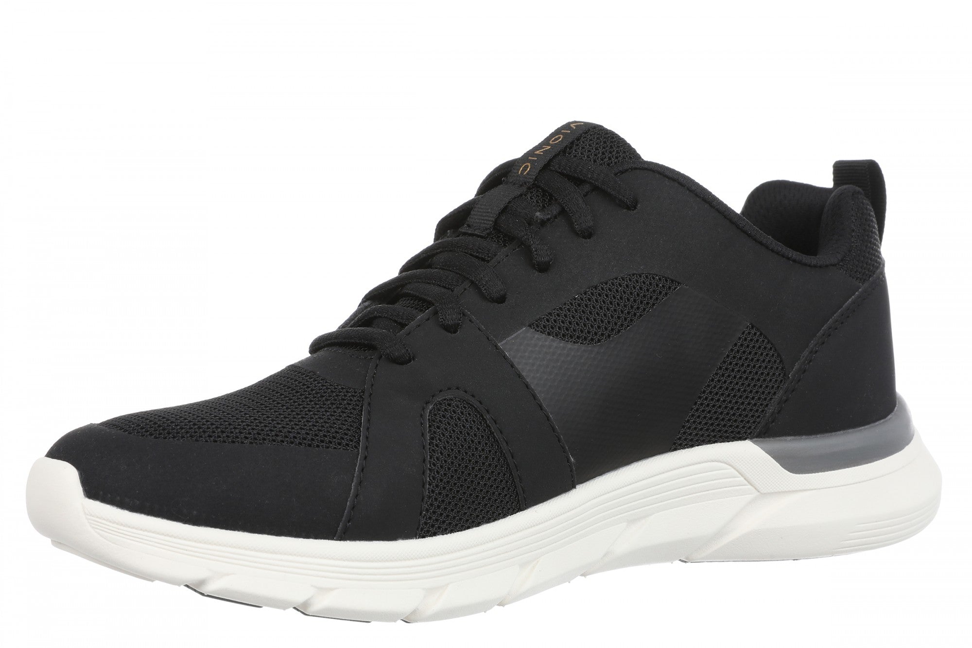 Vionic Walk Paloma womens Athletic Walking Shoe - Black - Left angle
