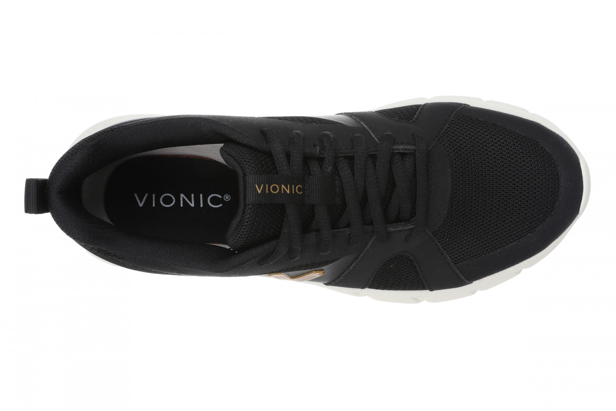 Vionic Walk Paloma womens Athletic Walking Shoe - Black - Top