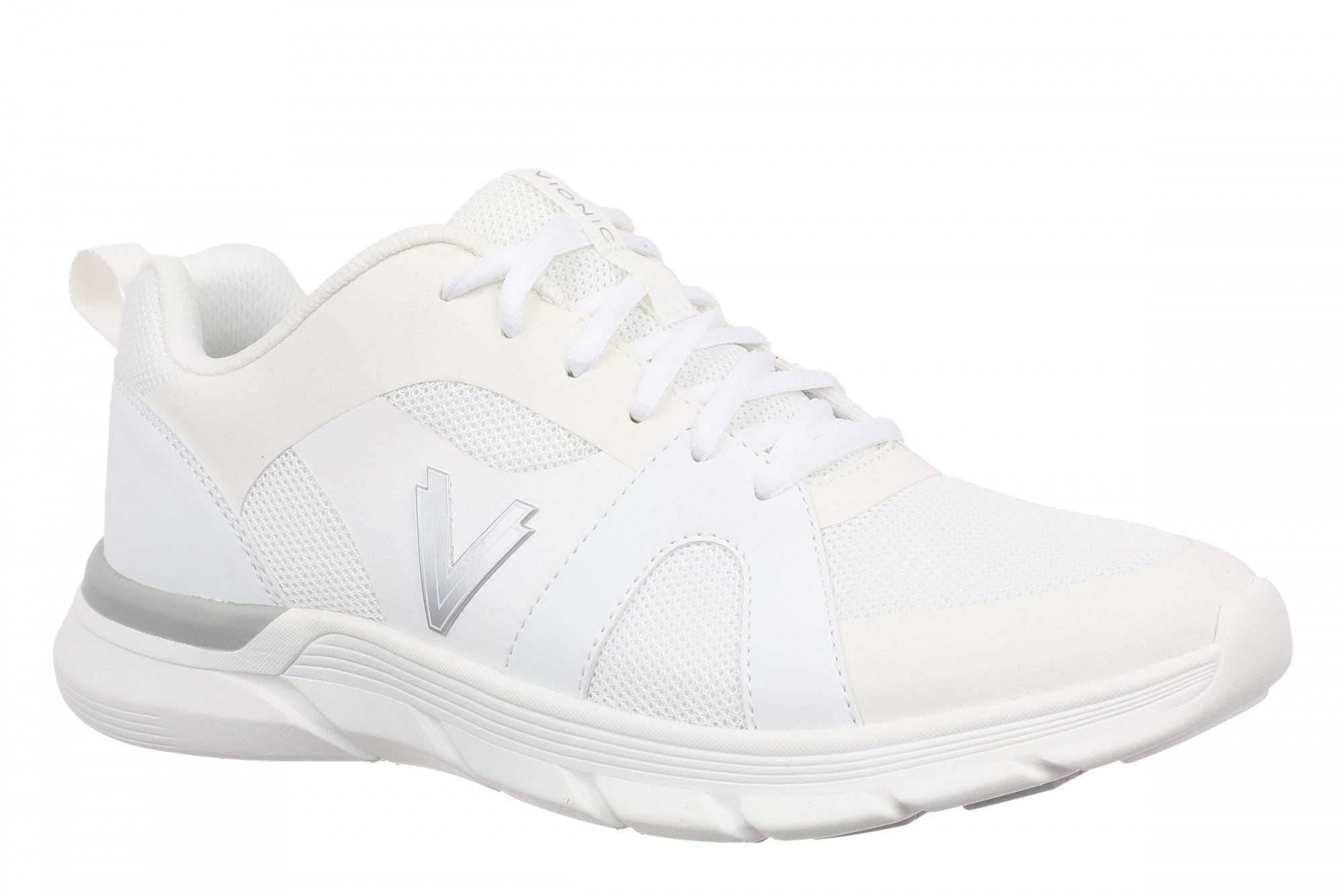 Vionic Walk Paloma Women's Athletic Walking Shoe - Ultimate Comfort & Orthotic Arch Support in White