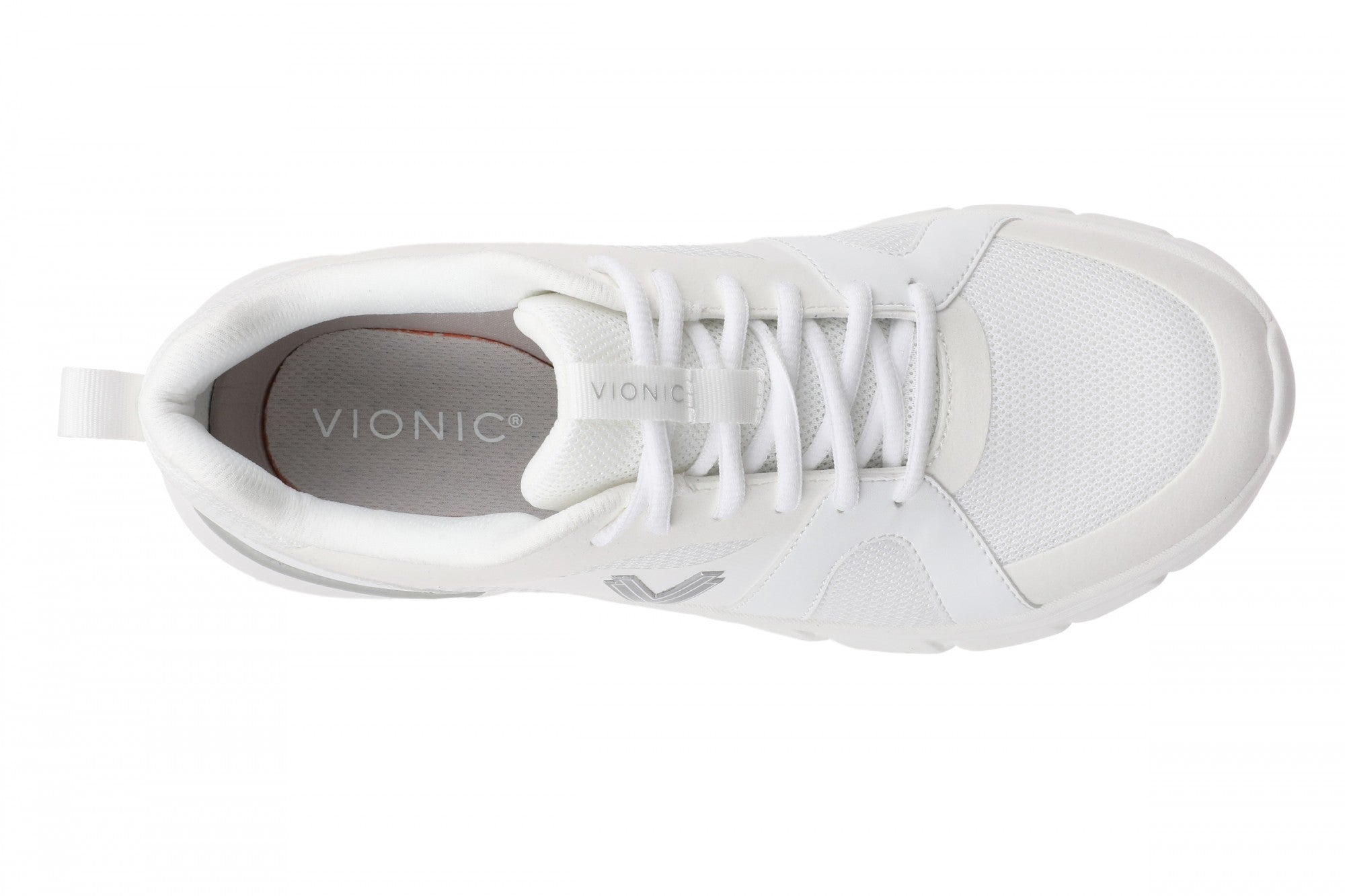 Vionic Walk Paloma womens Athletic Walking Shoe - White - Top
