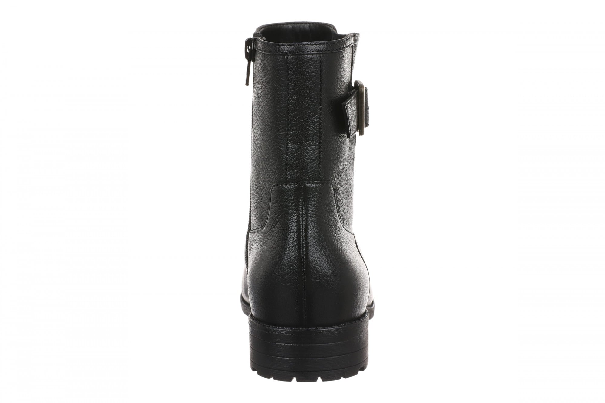 Vionic Jill Women's Heeled Ankle Boot - Women's Comfortable Orthotic Arch Support Ankle Boot - Black - Back