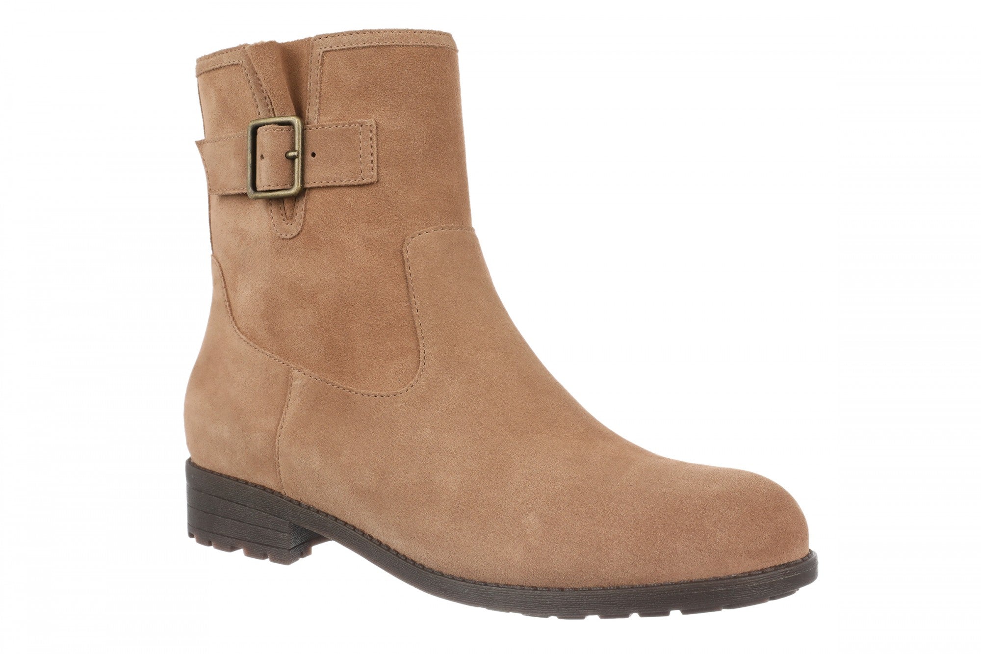 Vionic Jill Women's Heeled Ankle Boot in Hazelnut