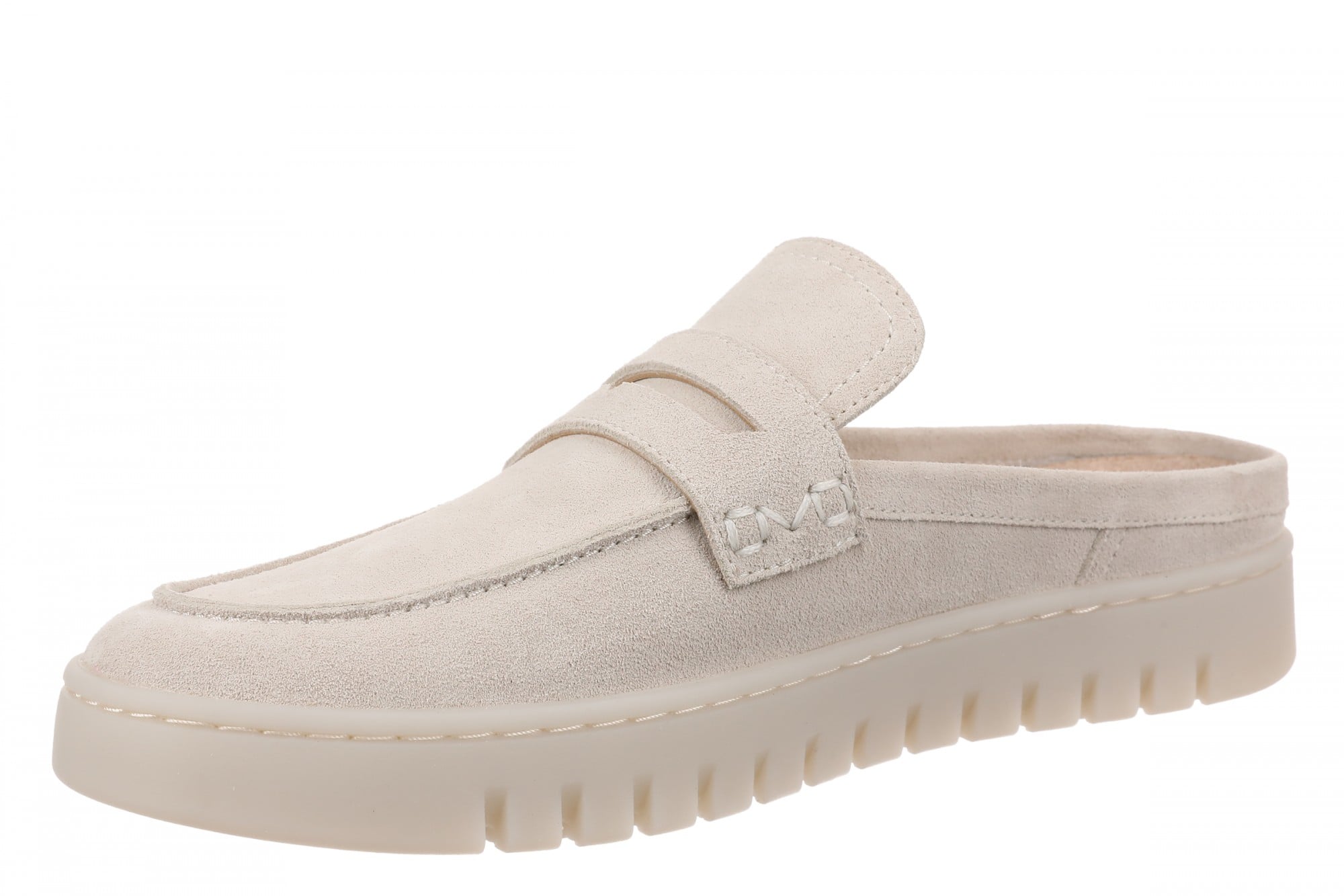 Vionic Uptown Mule 2.0 - Women's Supportive Orthotic Comfort Mule with Arch Support - Parchment - Left angle