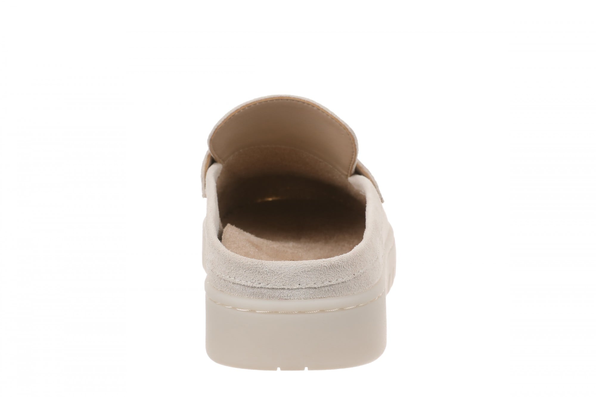 Vionic Uptown Mule 2.0 - Women's Supportive Orthotic Comfort Mule with Arch Support - Parchment - Back