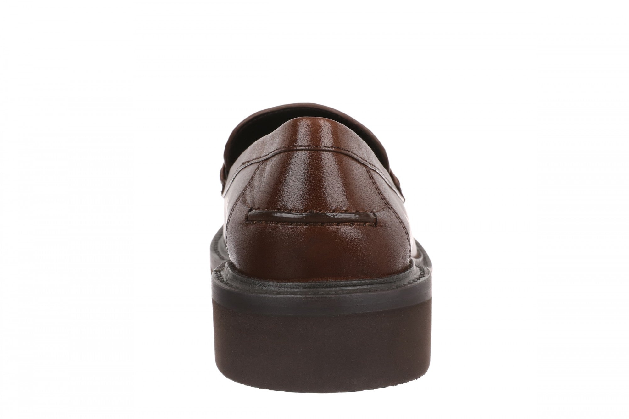 Vionic Caitlin Women's Slip-On Loafer - Orthotic Arch Support Comfort Shoe - Coffee - Back