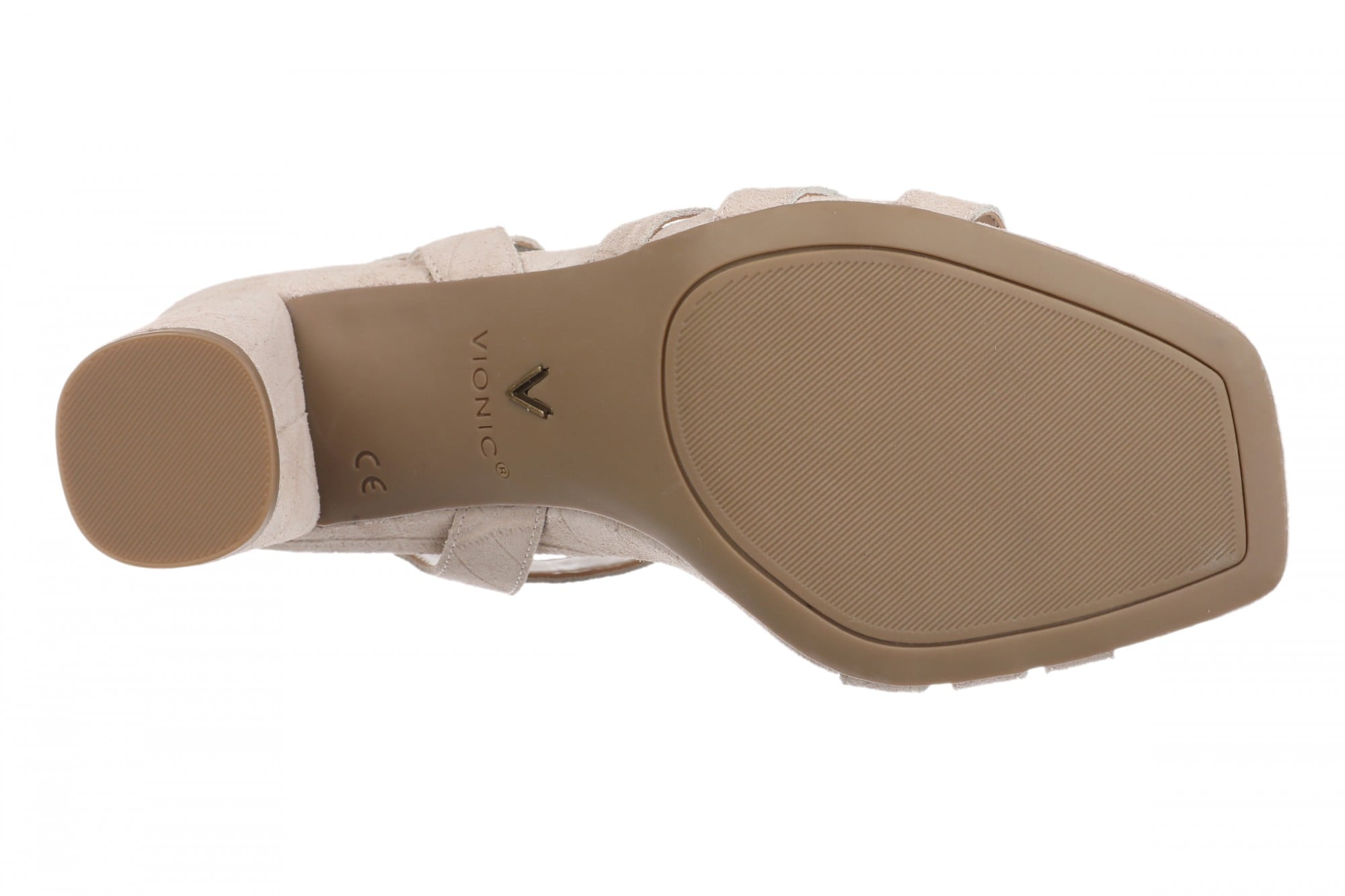 Vionic Nora Women's Strappy Sandal Sandal - Lucid Beige - Bottom