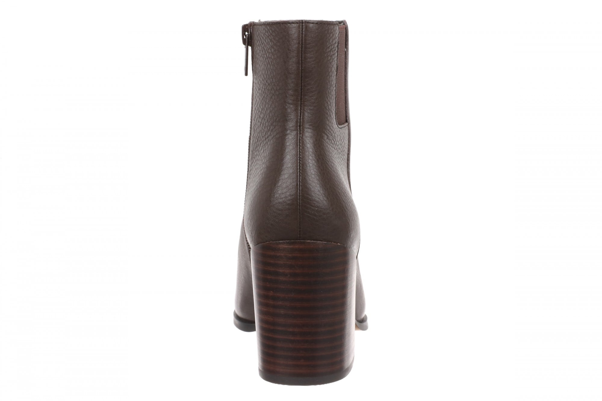Vionic Vynn Women's Supportive Orthotic Ankle Boot with Arch Support - Chocolate Ganache - Back