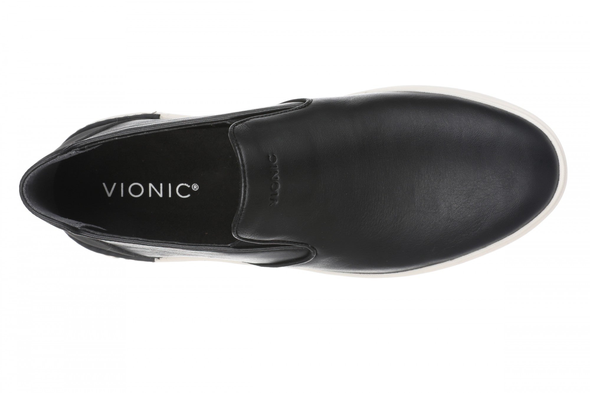 Vionic Kearny 2.0 Women's Slip-On Loafer Moc Shoe - Black - Top