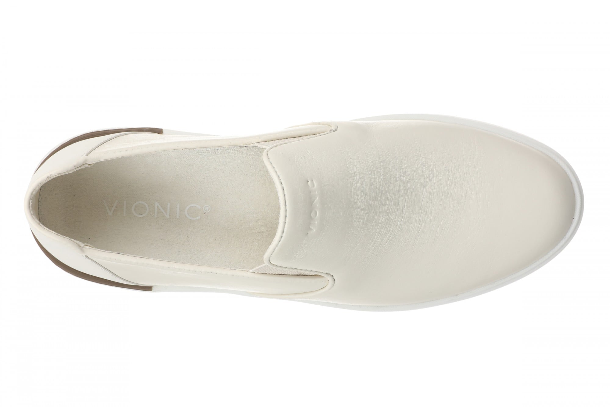Vionic Kearny 2.0 Women's Slip-On Loafer Moc Shoe - Ivory - Top