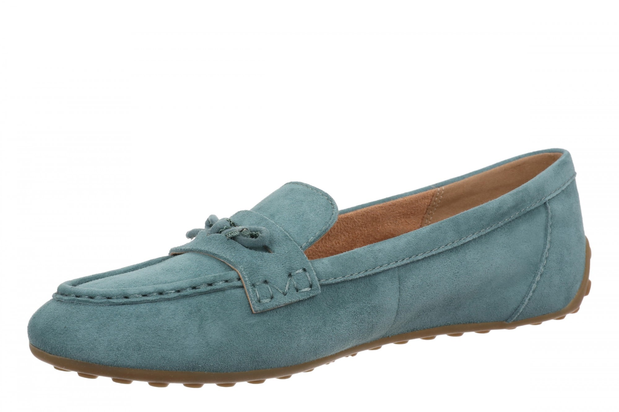 Vionic Taryn Women's Comfortable Supportive Orthotic Arch Support Loafer - Bodega Blue - Left angle