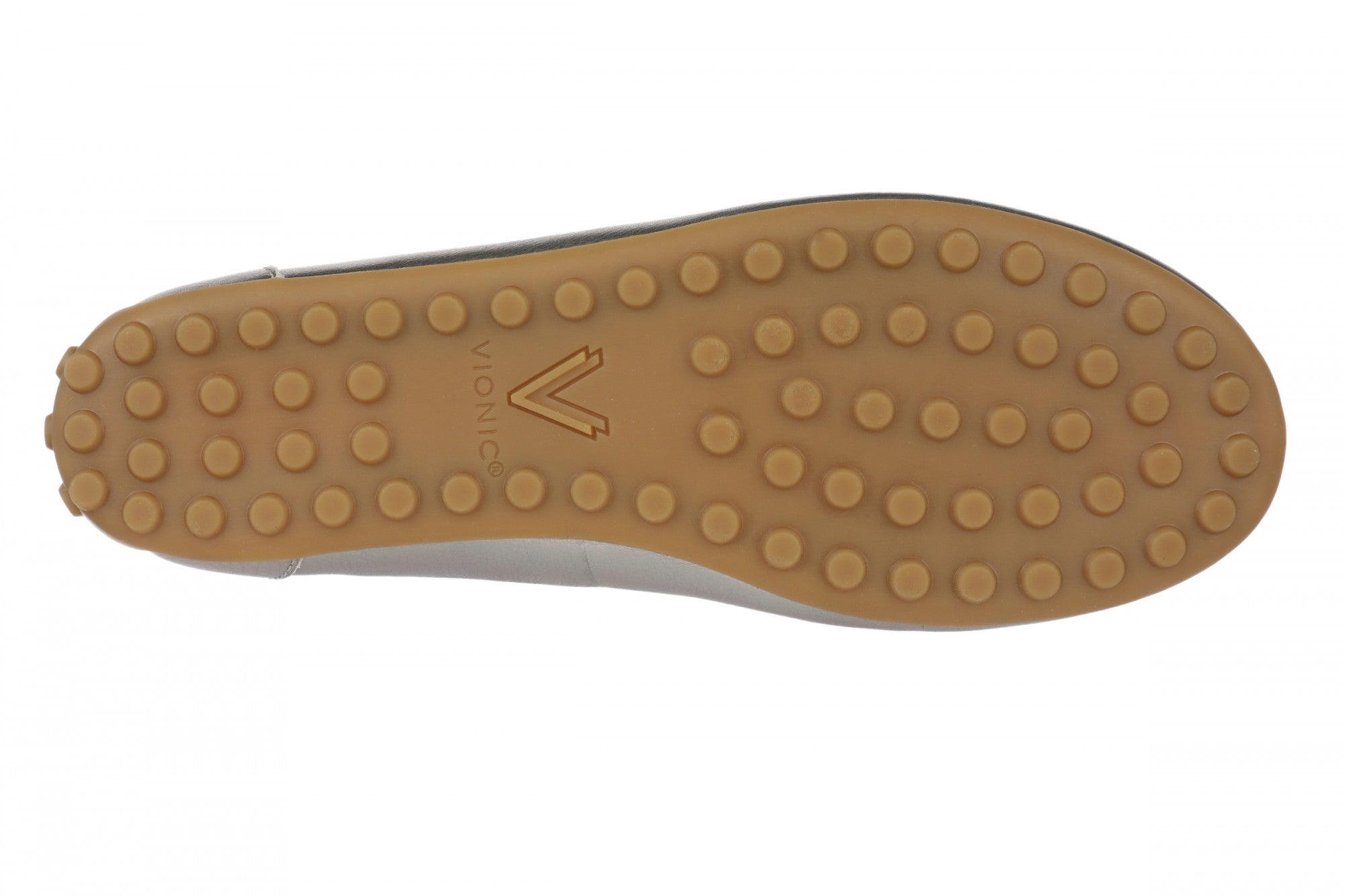 Vionic Taryn Women's Comfortable Supportive Orthotic Arch Support Loafer - Pewter - Bottom
